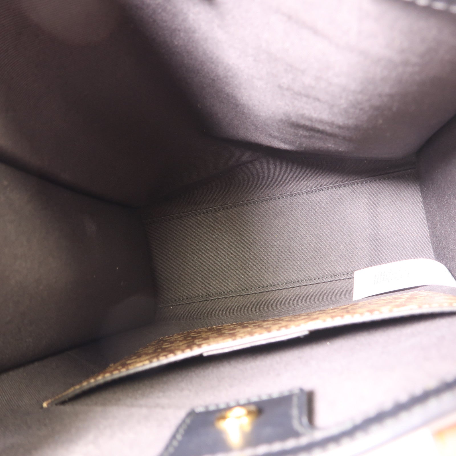 BURBERRY 塗層帆布/皮革2 Way Shoulder Tote金扣手挽肩背兩用袋棕色/白色
