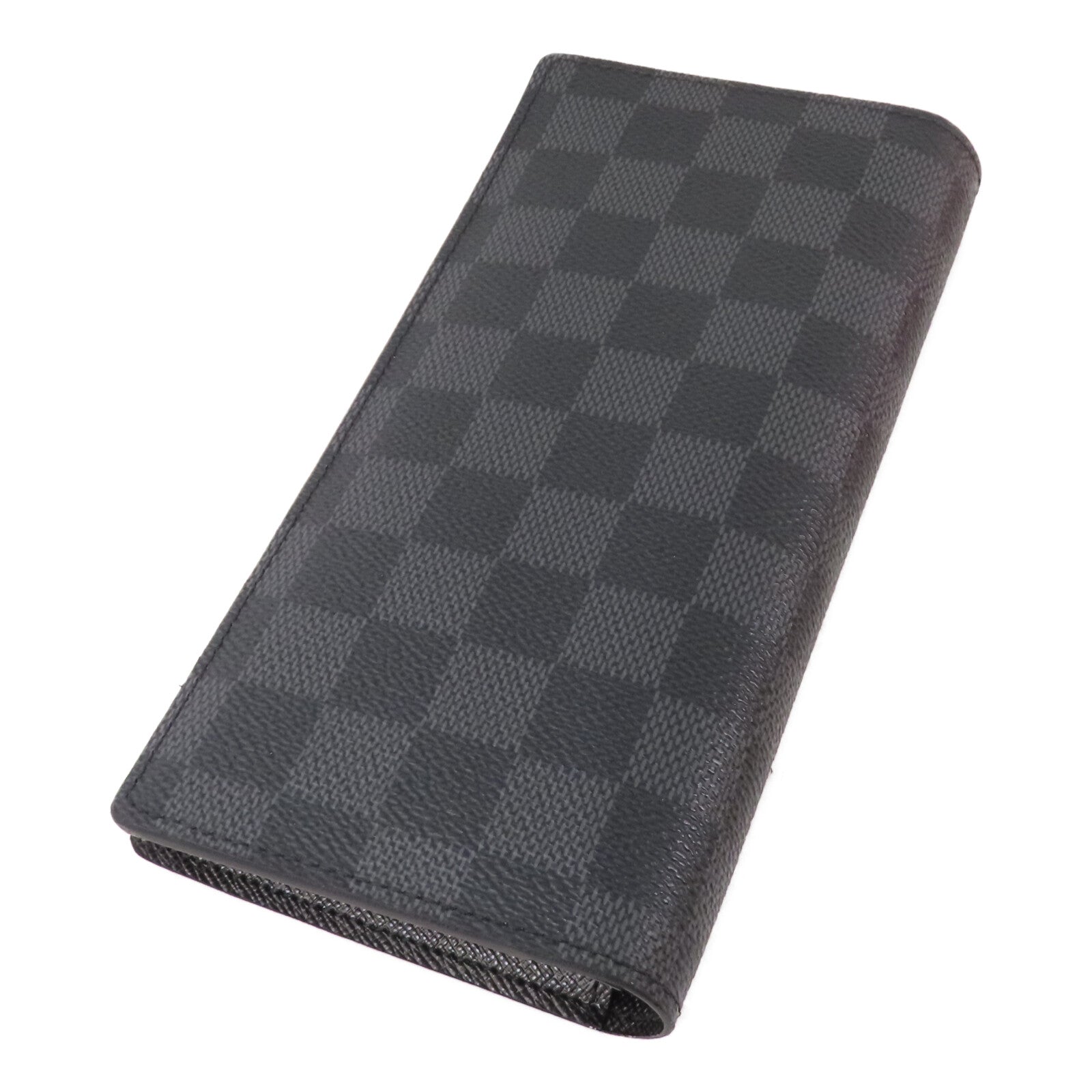 LOUIS VUITTON Damier Graphite Brazza Wallet長錢包