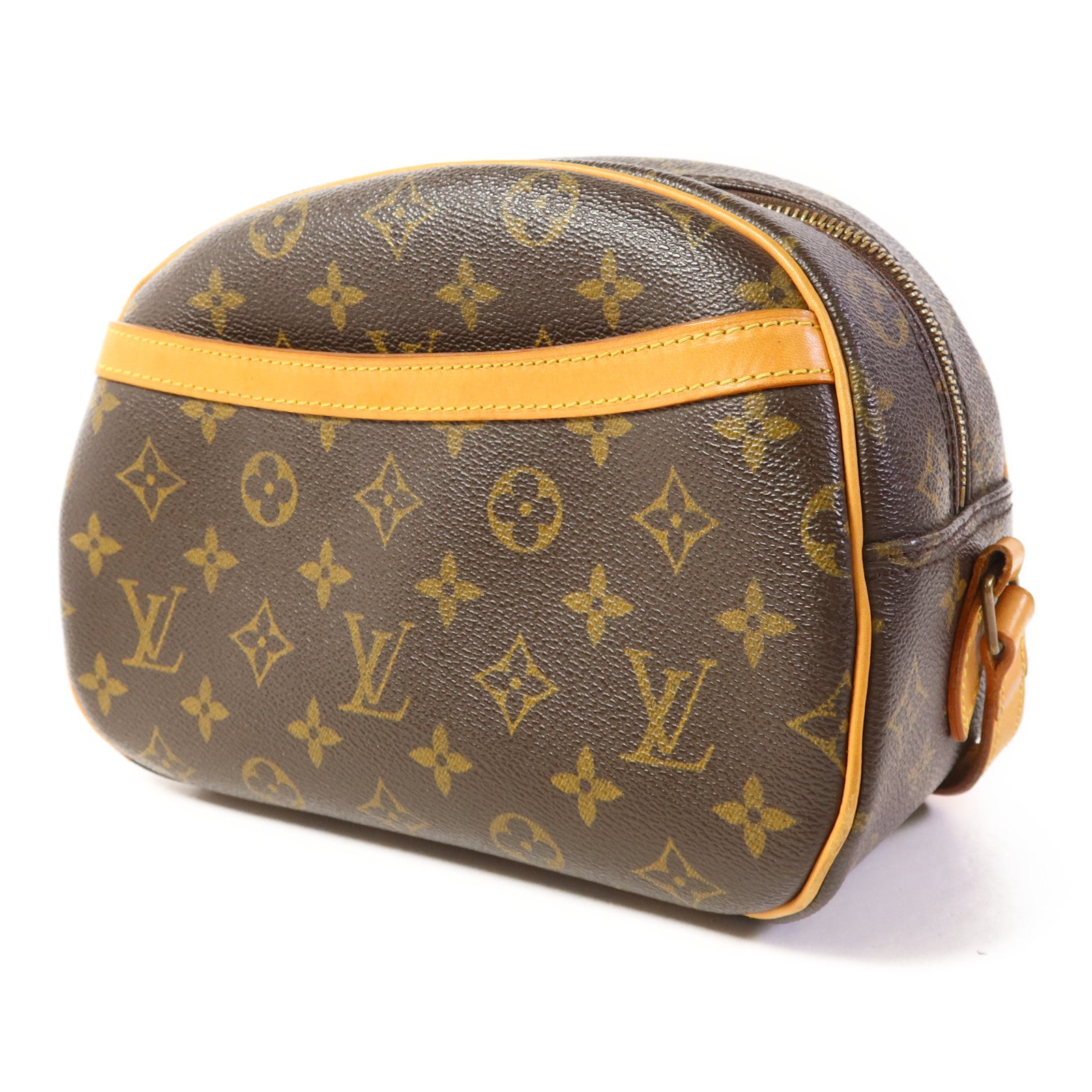 LOUIS VUITTON Monogram Blois金扣肩背袋棕色