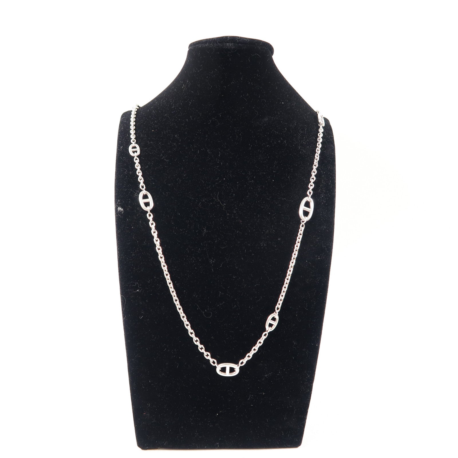 HERMES 925純銀Necklace項鍊銀色