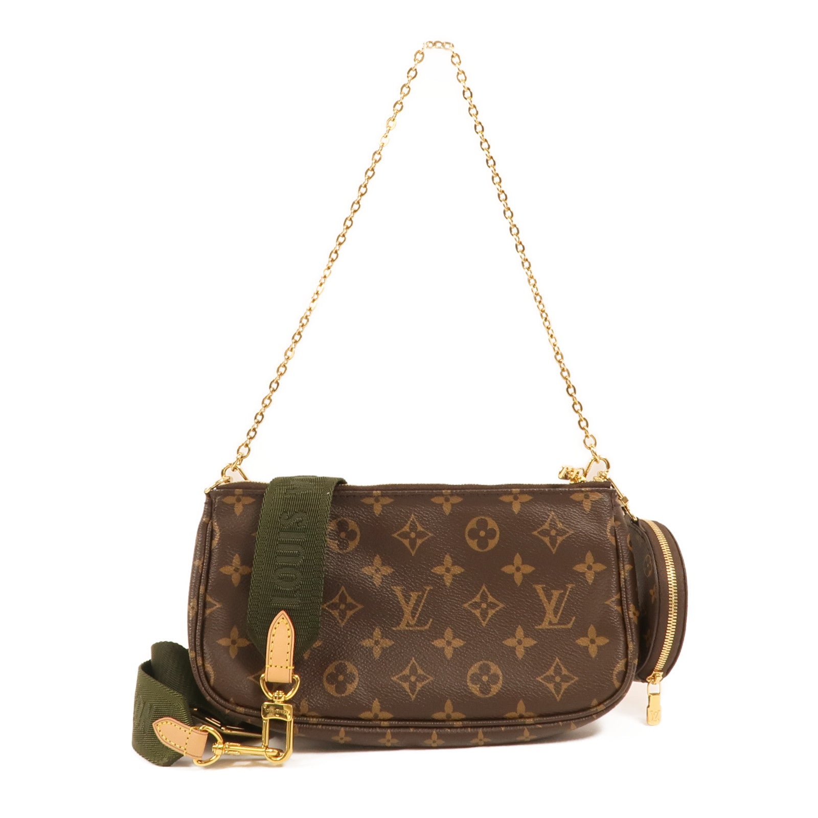 LOUIS VUITTON Monogram Multi Pochette Accessoires金扣肩背袋