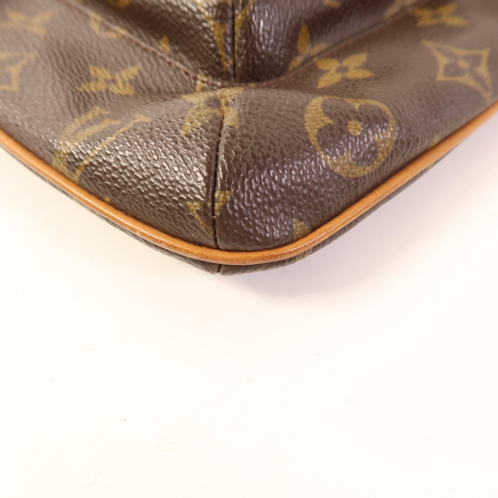LOUIS VUITTON Monogram Particion金扣手拿包棕色