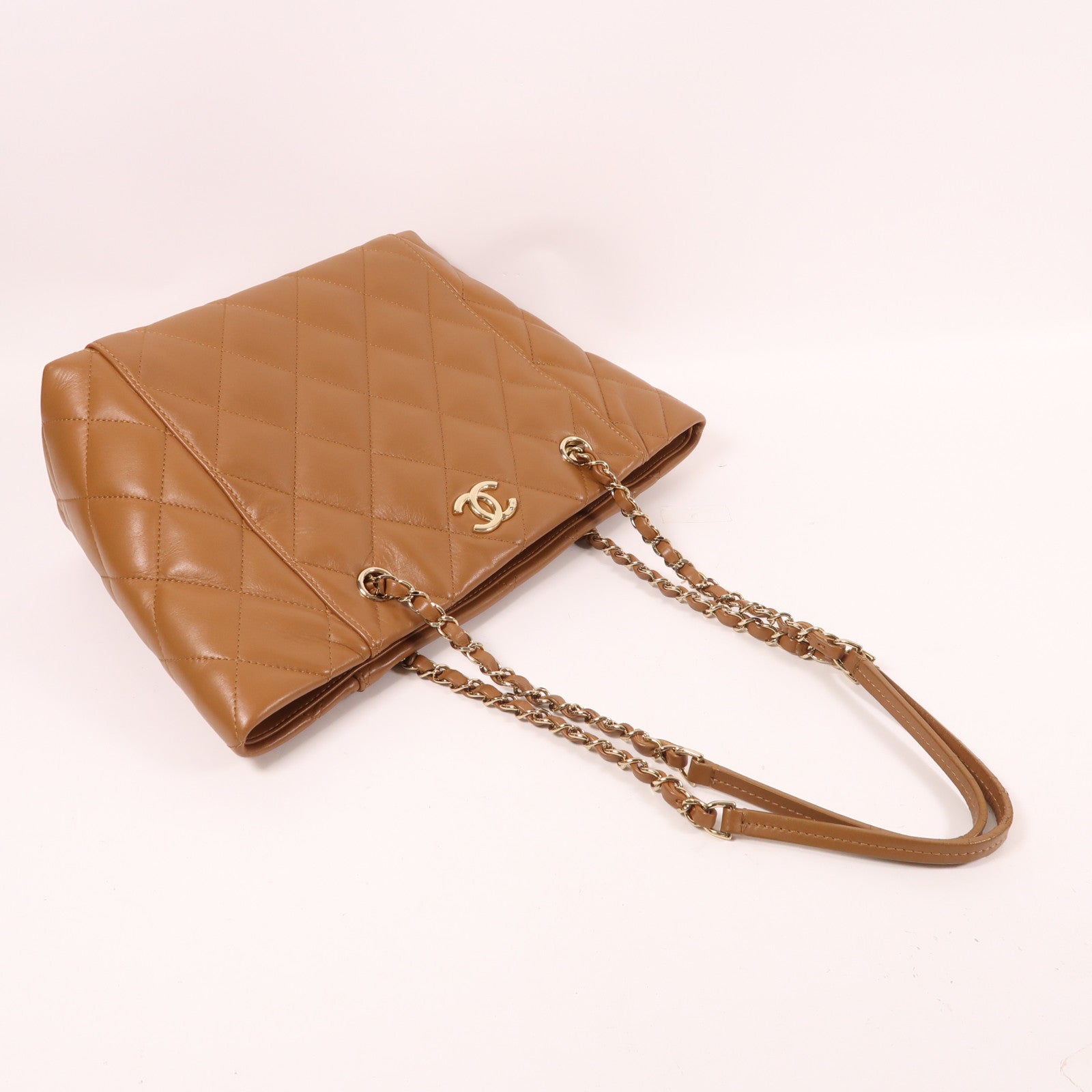 CHANEL 【激減優惠】牛皮皮革Shoulder Bag金扣鏈帶肩背袋