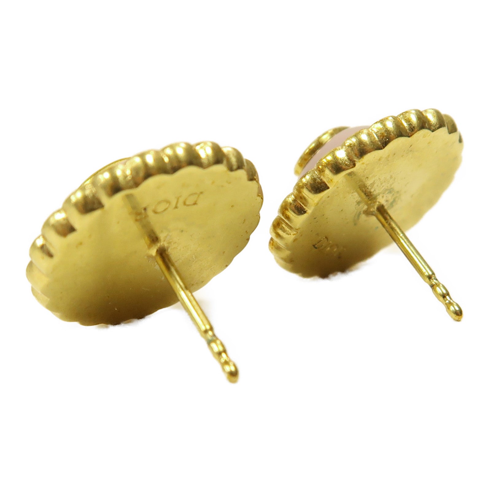 Dior 金屬Earrings耳環紫色/金色