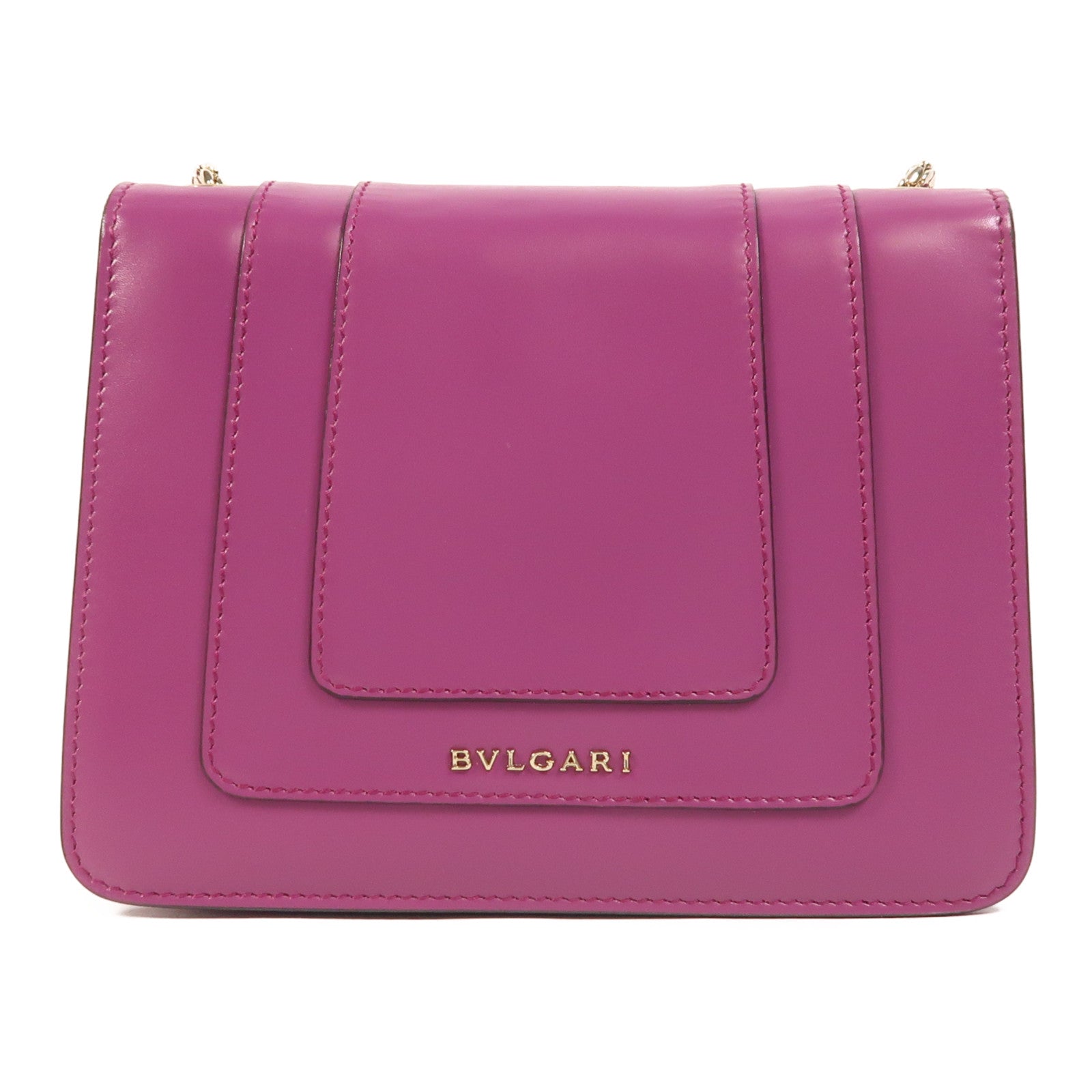 BVLGARI 牛皮皮革Serpenti Forever鏈帶肩背袋