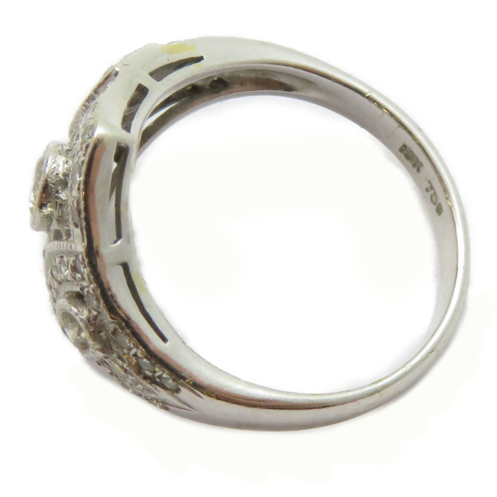 JEWELRY 【激減優惠】18K白金Diamond Ring鑽石戒指US#5.5