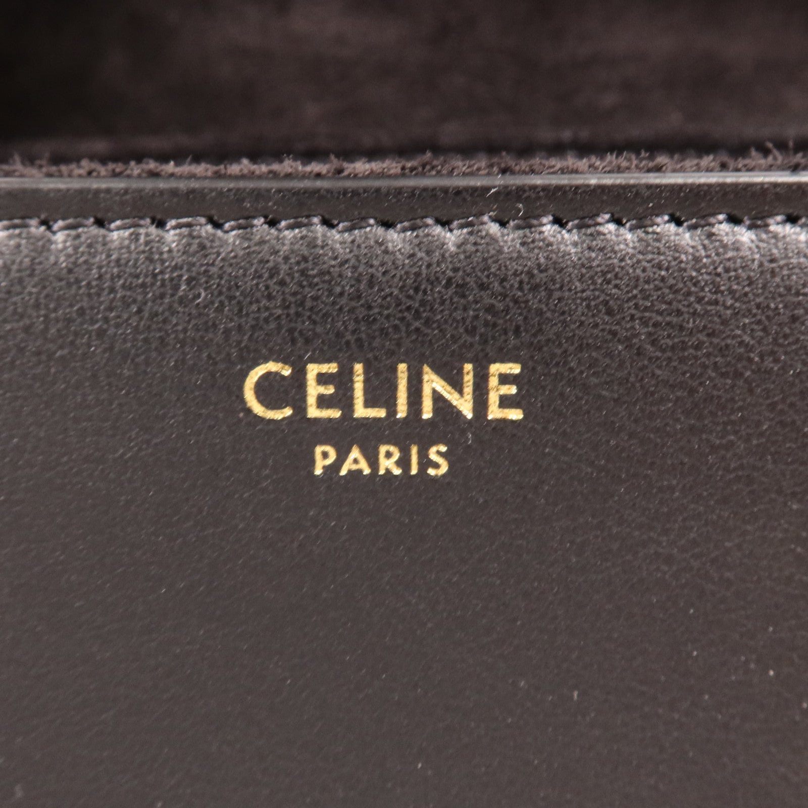 CELINE 牛皮皮革Teen Soft金扣肩背袋