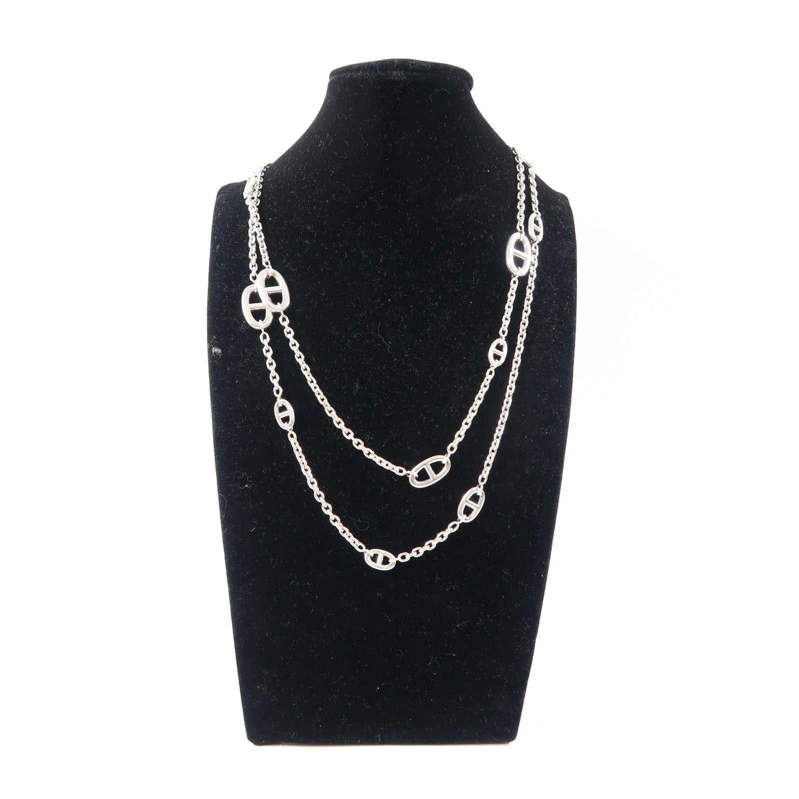 HERMES 925純銀Necklace項鍊銀色