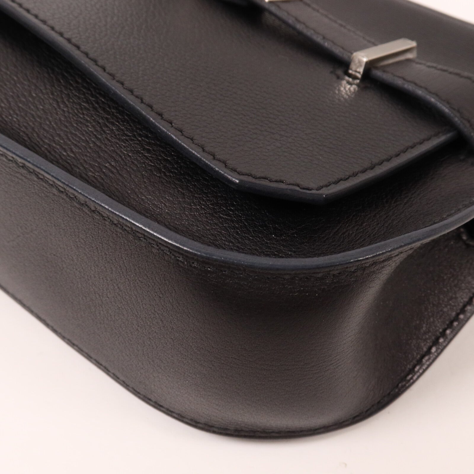 HERMES Evercolor皮革Jypsiere Mini肩背袋Noir