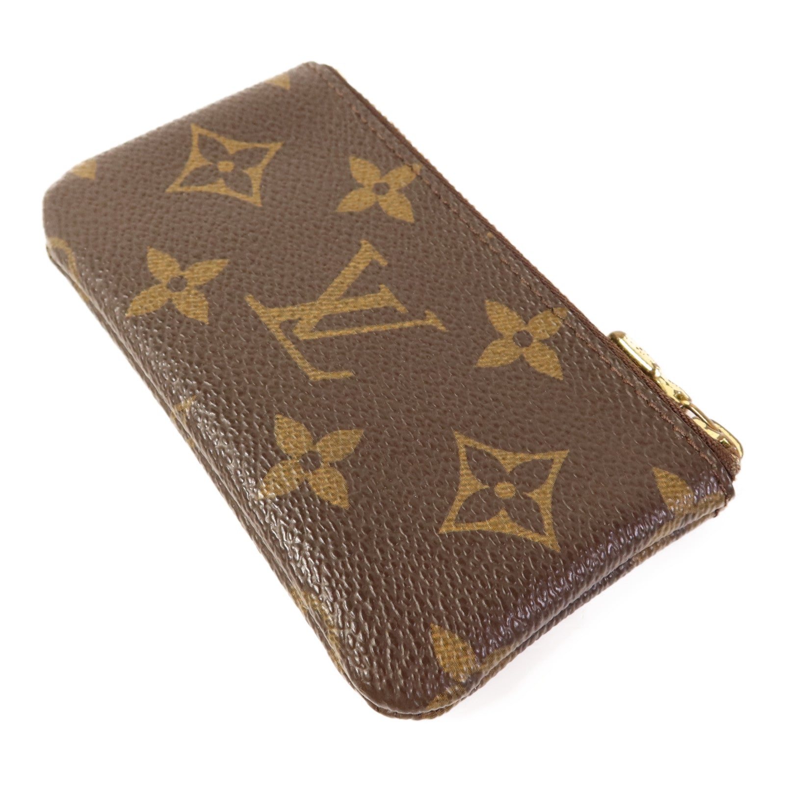 LOUIS VUITTON Monogram Key Pouch金扣鎖匙包