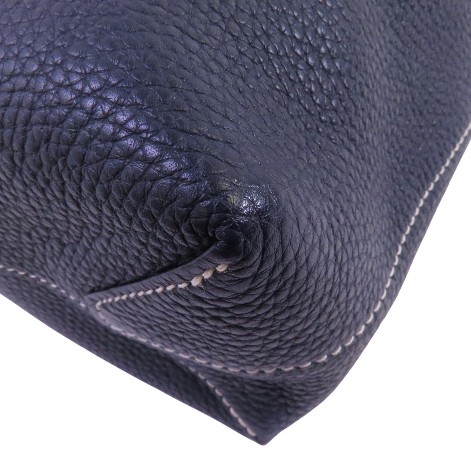 HERMES Clemence皮革Double Sen肩背袋