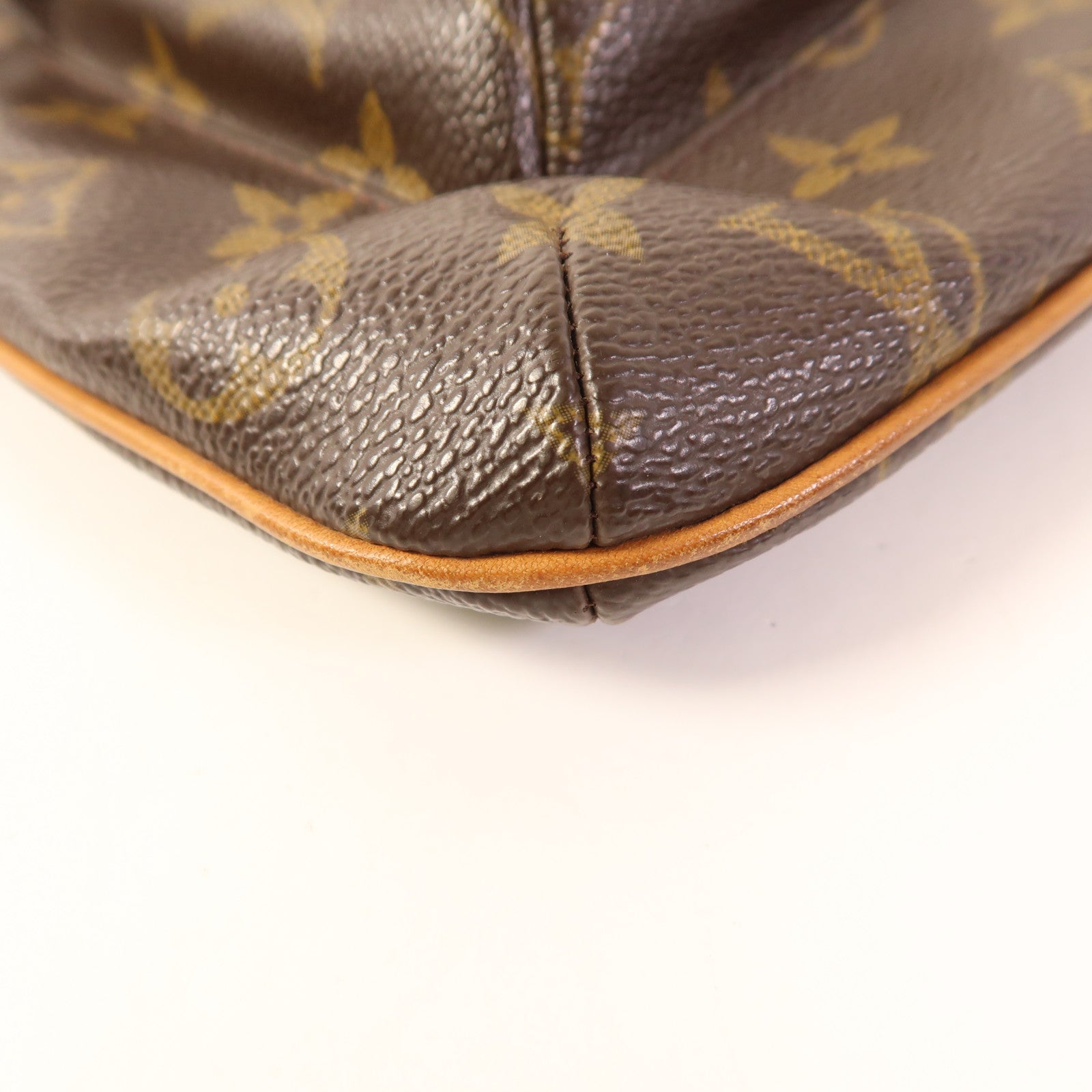LOUIS VUITTON Monogram Particion金扣手拿包棕色
