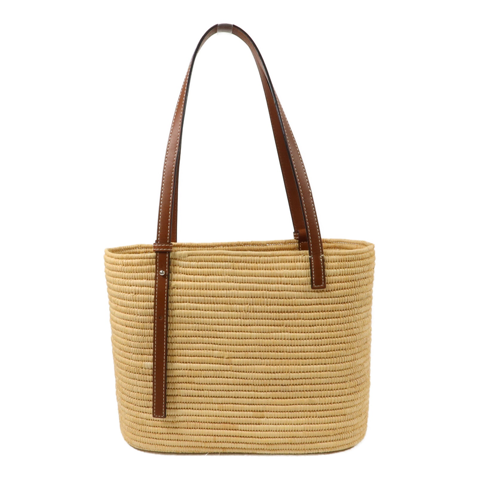 LOEWE Raffia Small Square Basket手挽袋