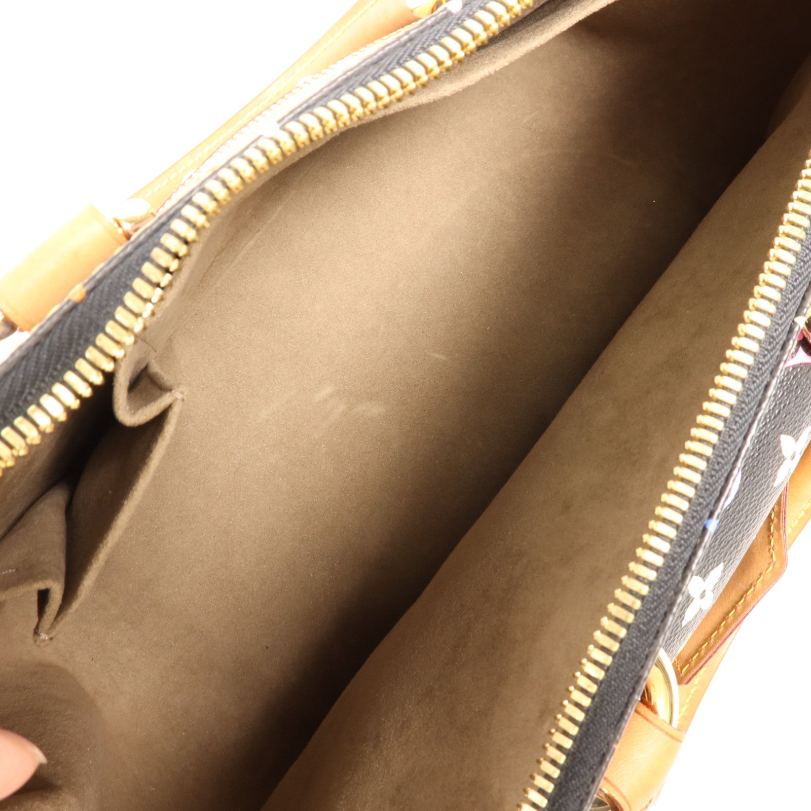 LOUIS VUITTON Monogram Multicolore Rita金扣手挽肩背兩用袋