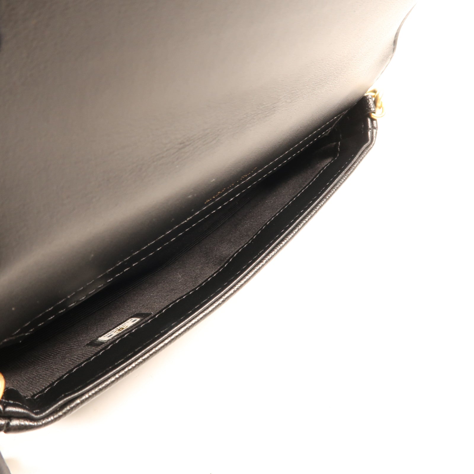 CHANEL 牛皮皮革Boy WOC Wallet On Chain金扣鏈帶肩背袋