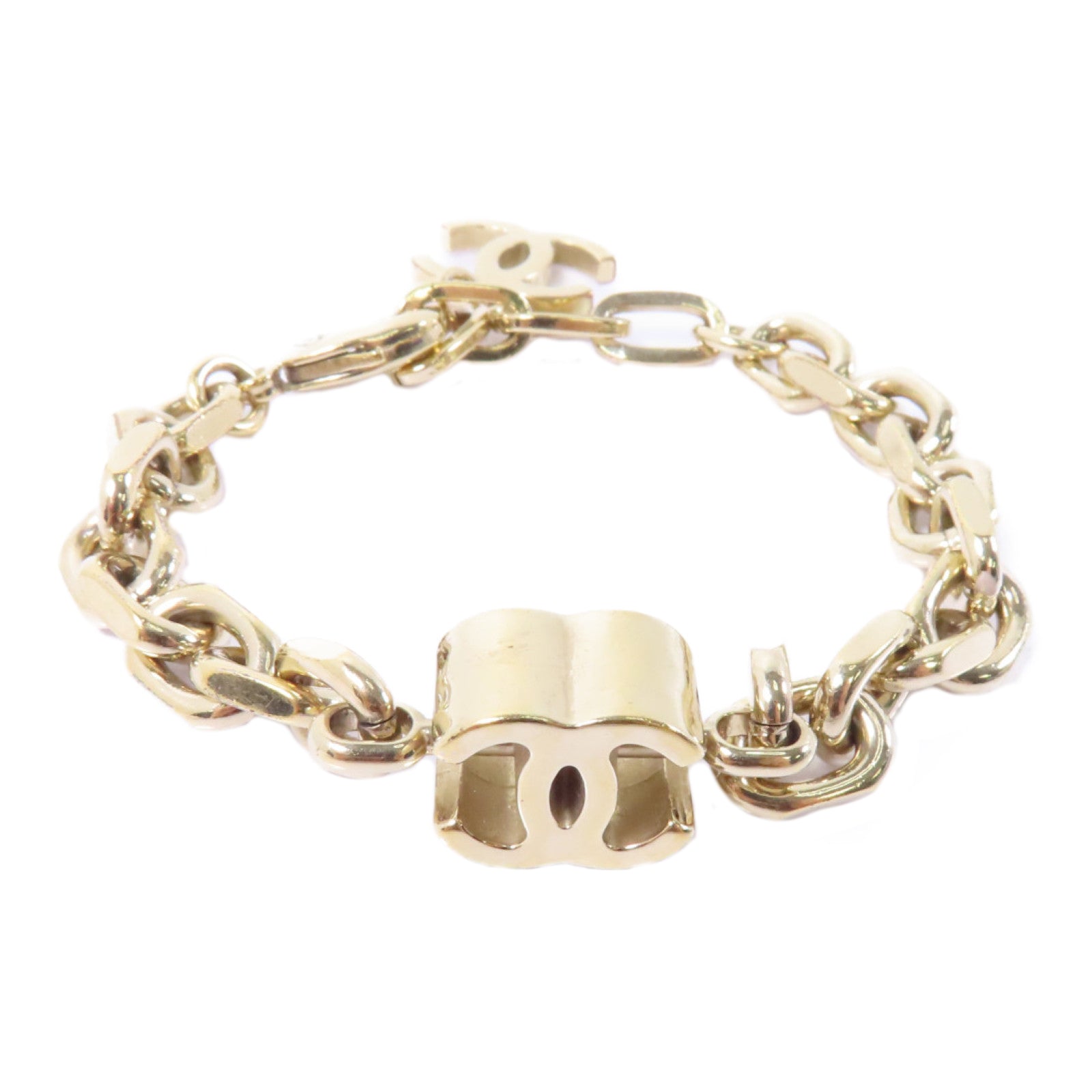 CHANEL 金屬Bracelet手鏈金色