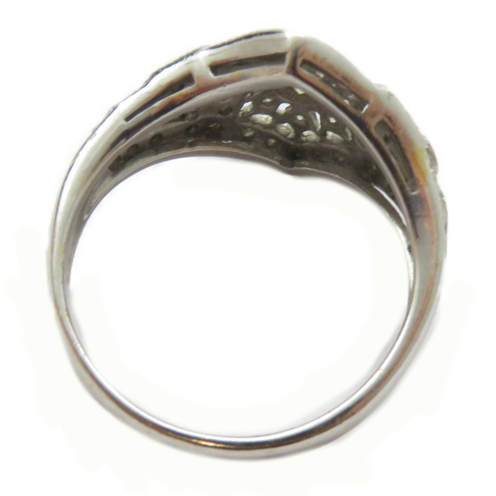JEWELRY 【激減優惠】18K白金Diamond Ring鑽石戒指US#5.5