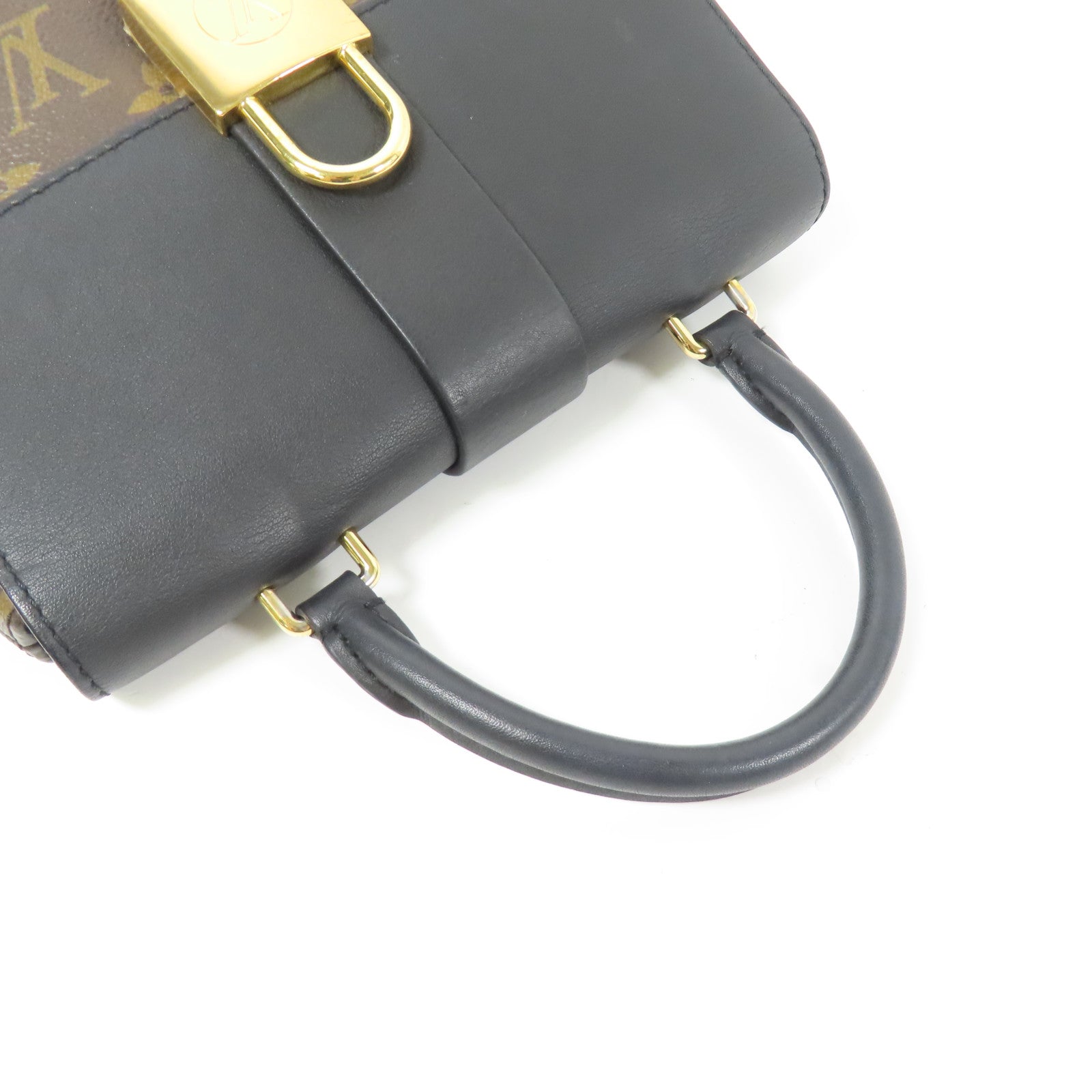 LOUIS VUITTON Monogram Locky BB金扣手挽肩背兩用袋