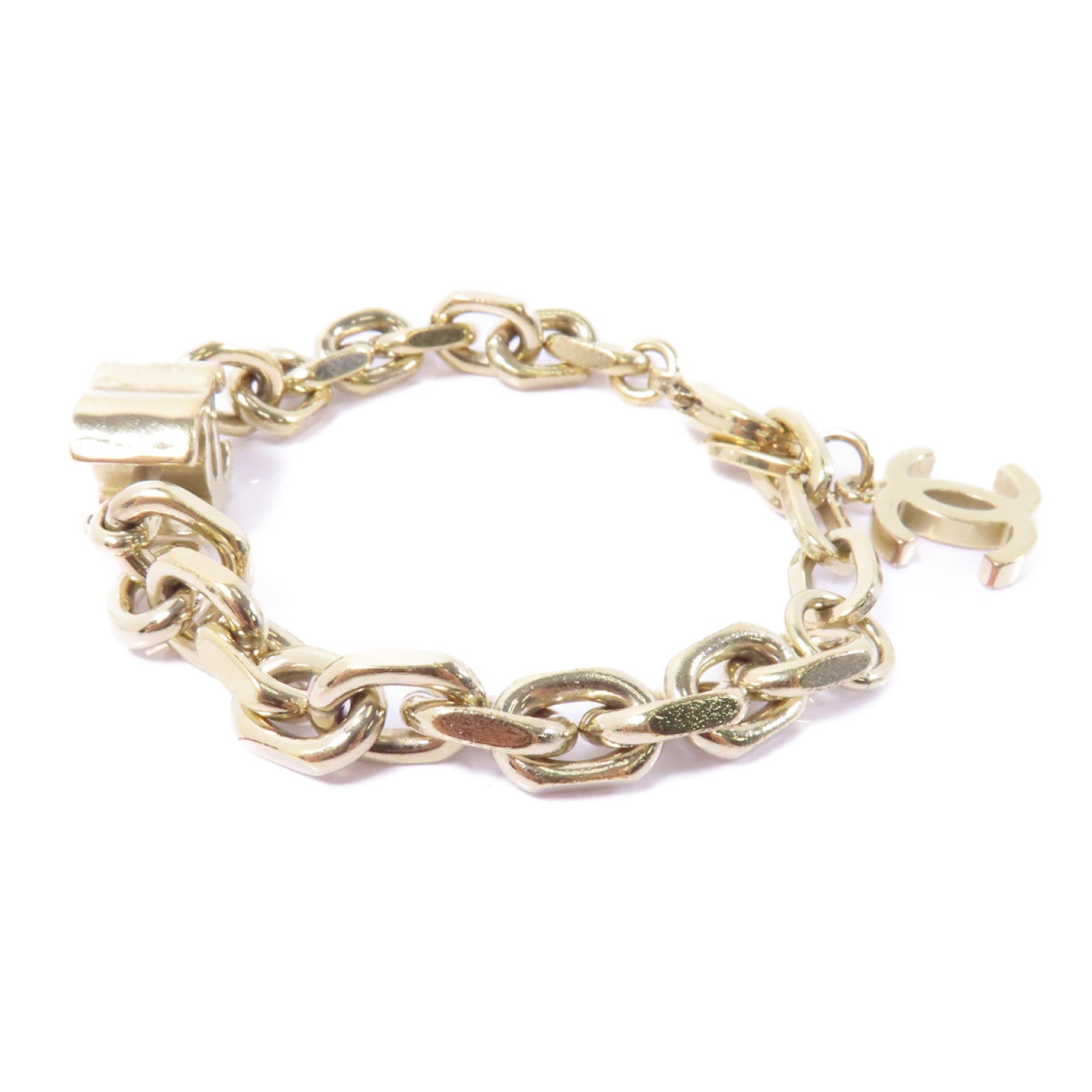 CHANEL 金屬Bracelet手鏈金色