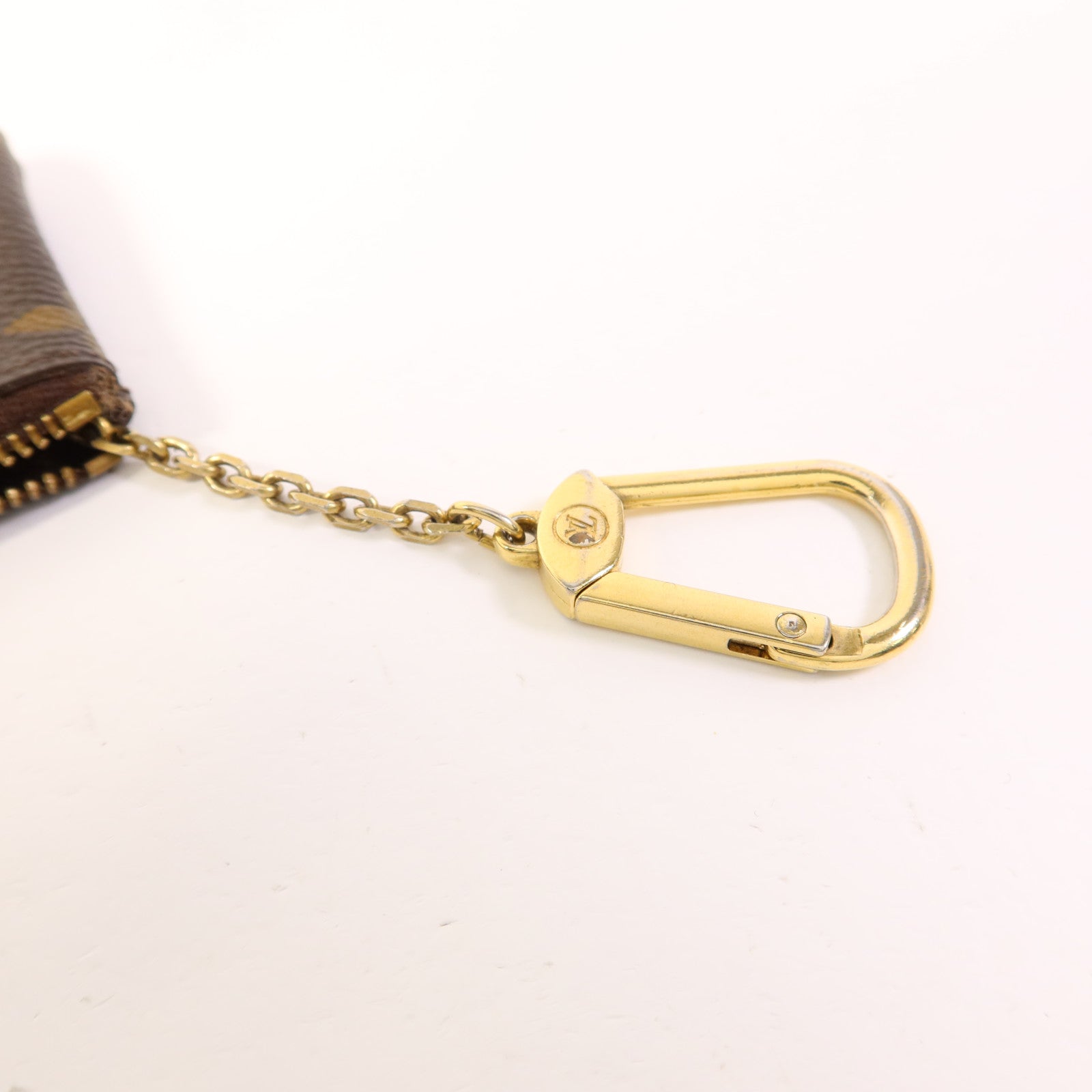 LOUIS VUITTON Monogram Key Pouch金扣鎖匙包