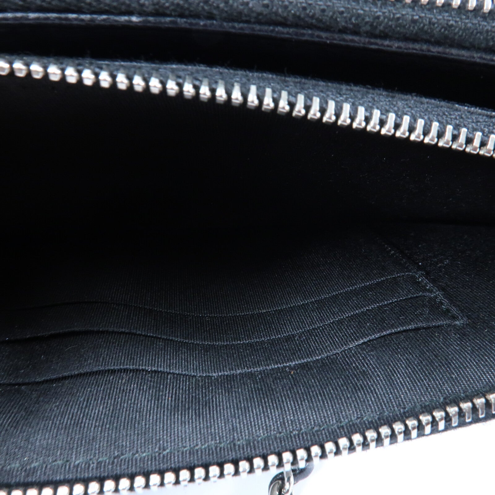 CHANEL 牛皮皮革Boy Double Zip Clutch Bag銀扣鏈帶肩背袋