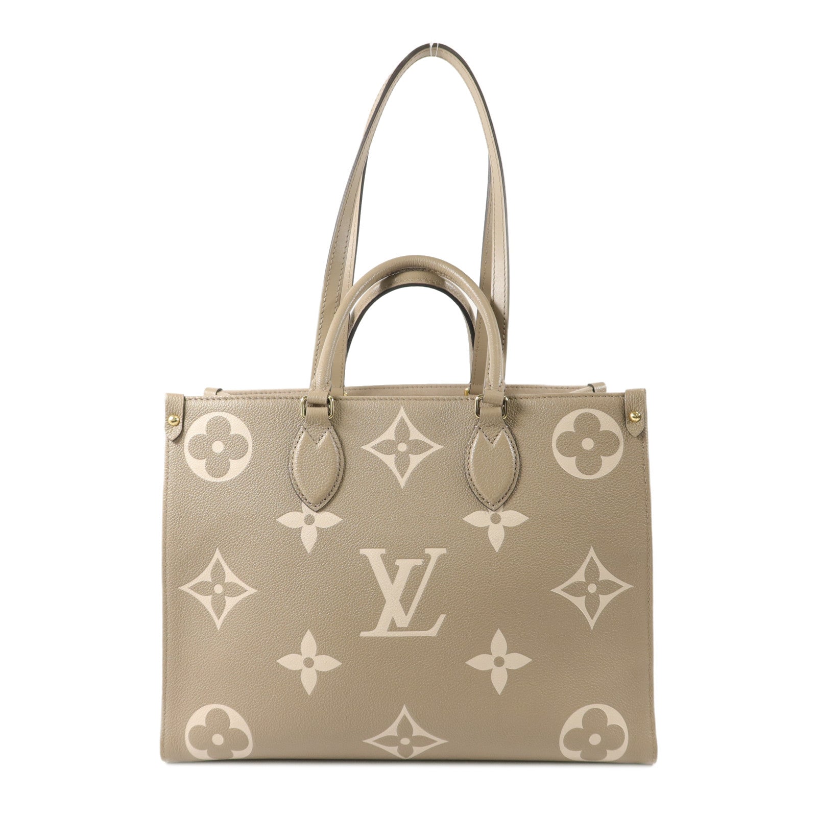 LOUIS VUITTON Monogram Empreinte On The Go PM手挽肩背兩用袋