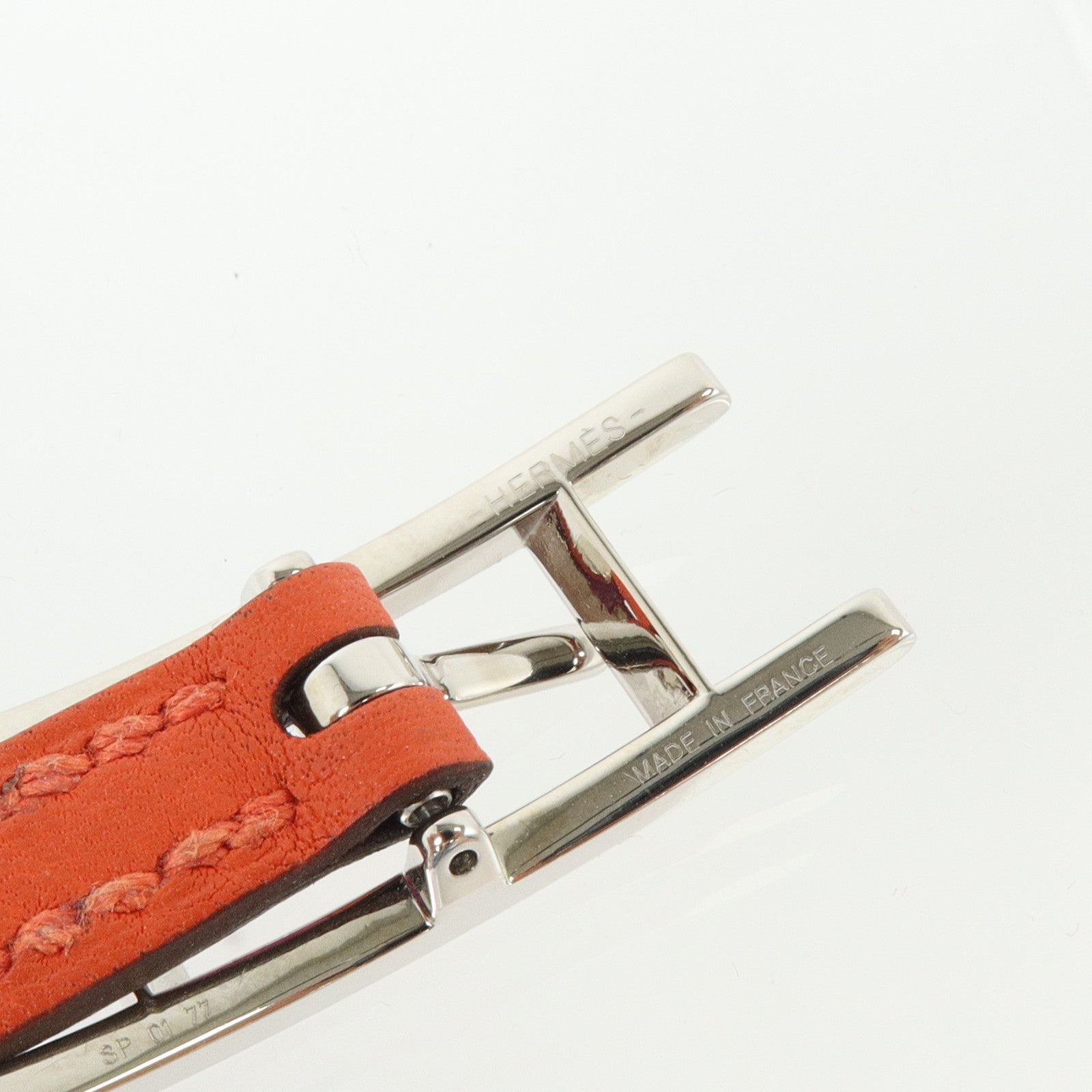 HERMES Swift皮革Behapi Double Tour Bracelet金扣手鏈