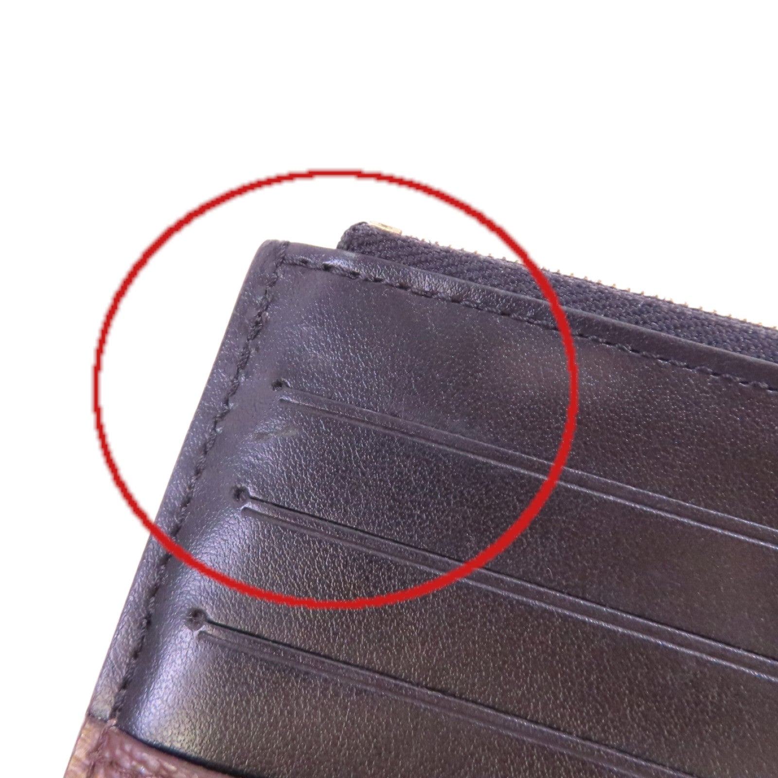LOUIS VUITTON Monogram Slim Purse Long Wallet金扣長錢包啡色