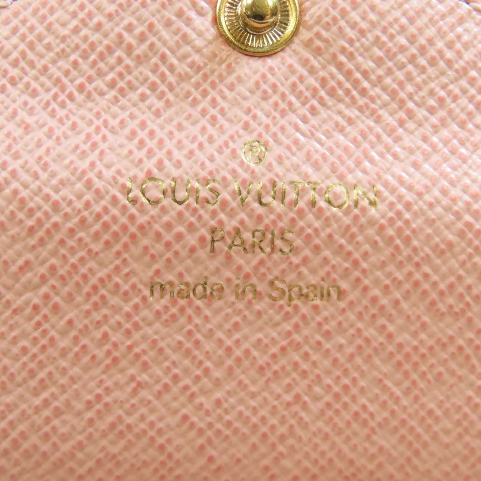 LOUIS VUITTON Monogram Portefeuille Josephine金扣長錢包棕色