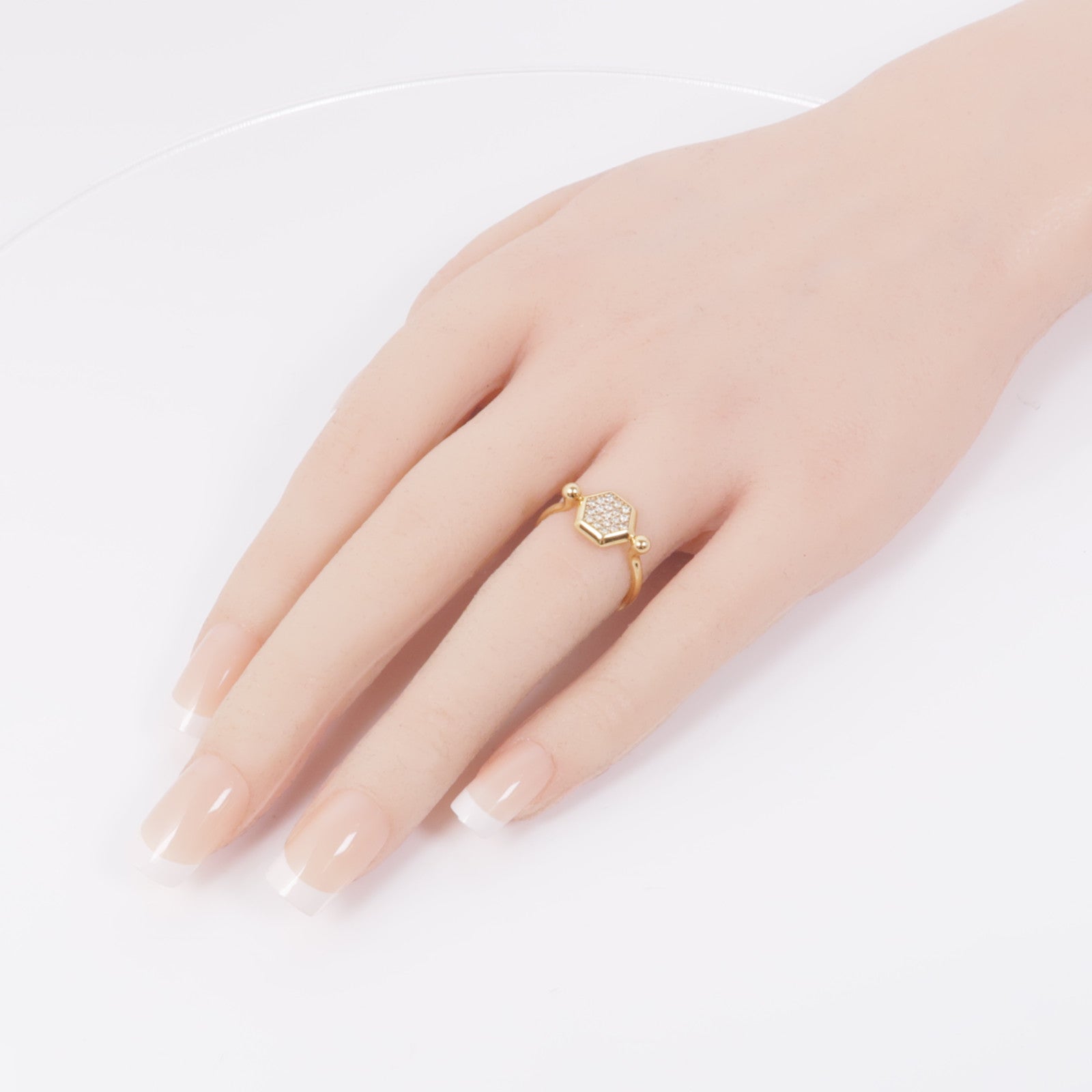 JEWELRY 【激減優惠】18K玫瑰金Diamond Ring鑽石戒指US#5