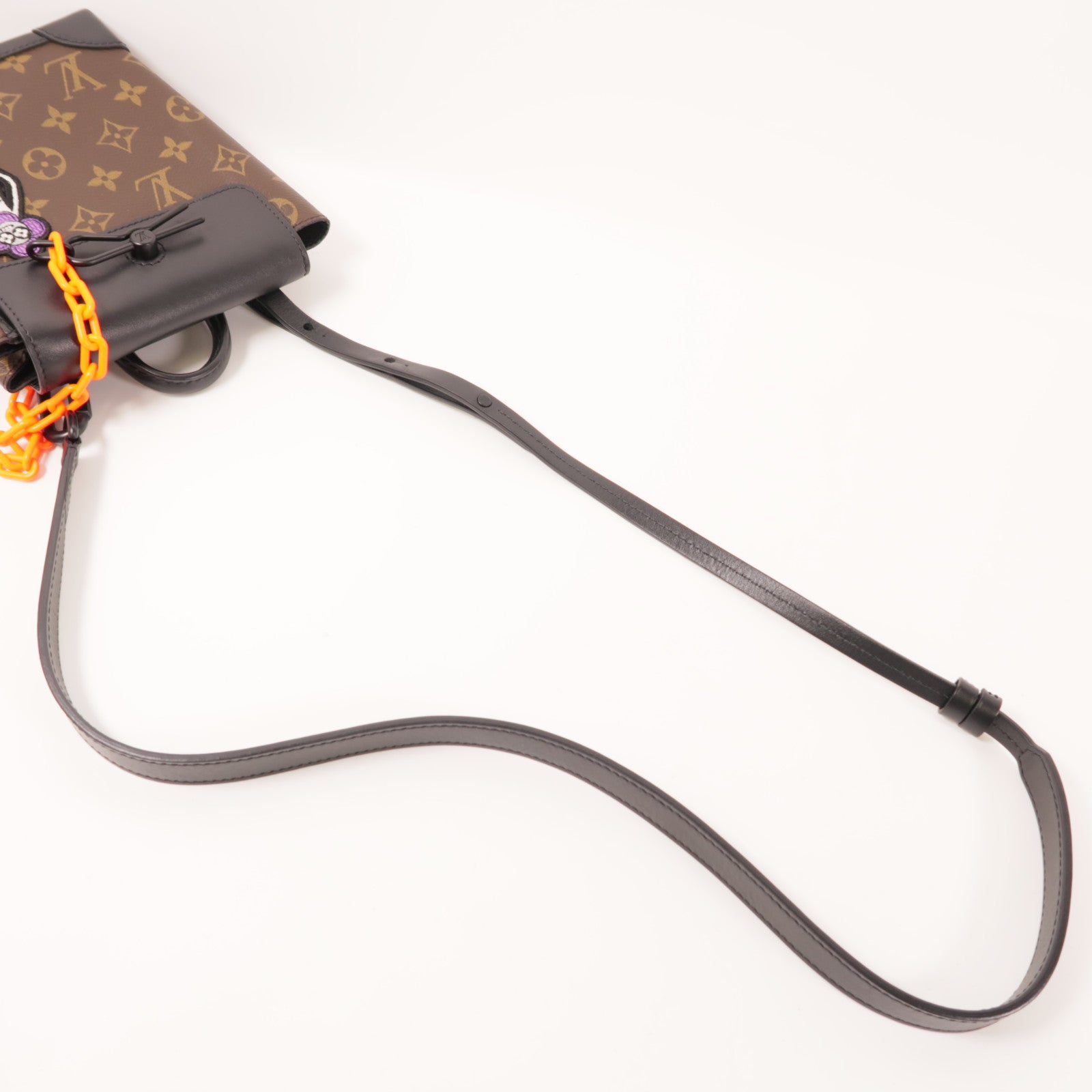 LOUIS VUITTON LV Steamer Nano Shoulder Bag M80327 Monogram Brown/Black