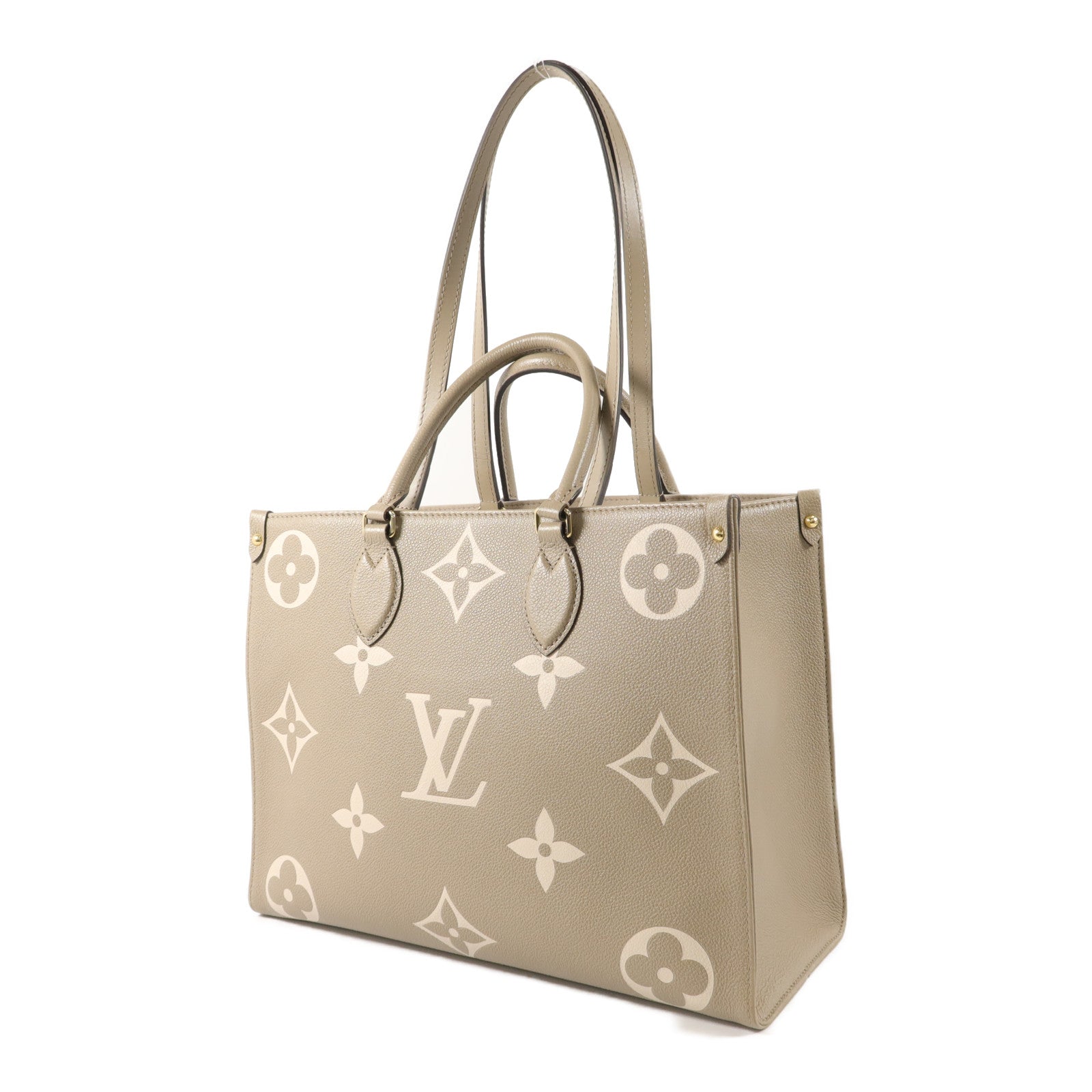 LOUIS VUITTON Monogram Empreinte On The Go PM手挽肩背兩用袋