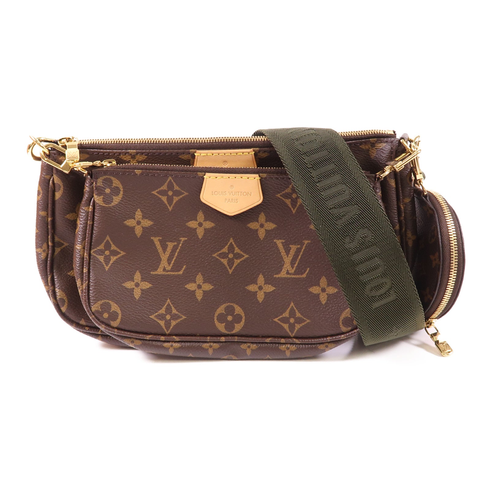 LOUIS VUITTON Monogram Multi Pochette Accessoires金扣肩背袋