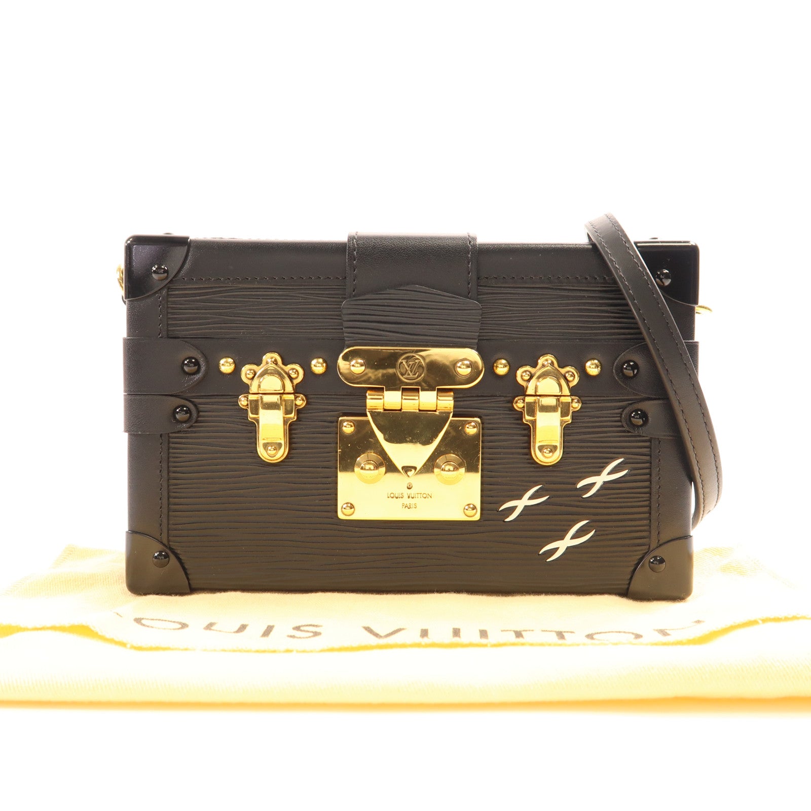 LOUIS VUITTON 【激減優惠】Epi Petite Malle金扣肩背袋