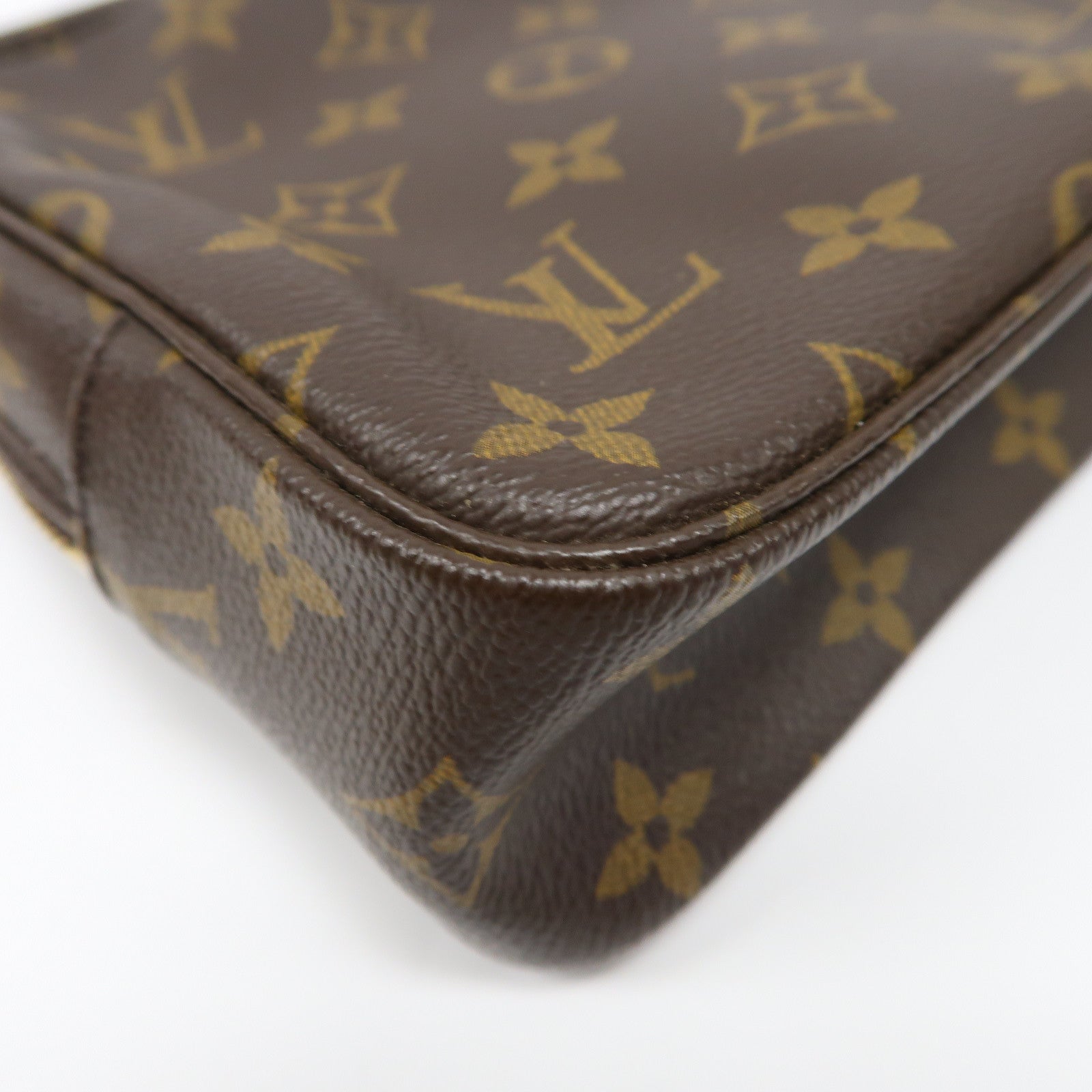 LOUIS VUITTON 【激減優惠】Monogram Trousse Toilette 23金扣手拿包啡色