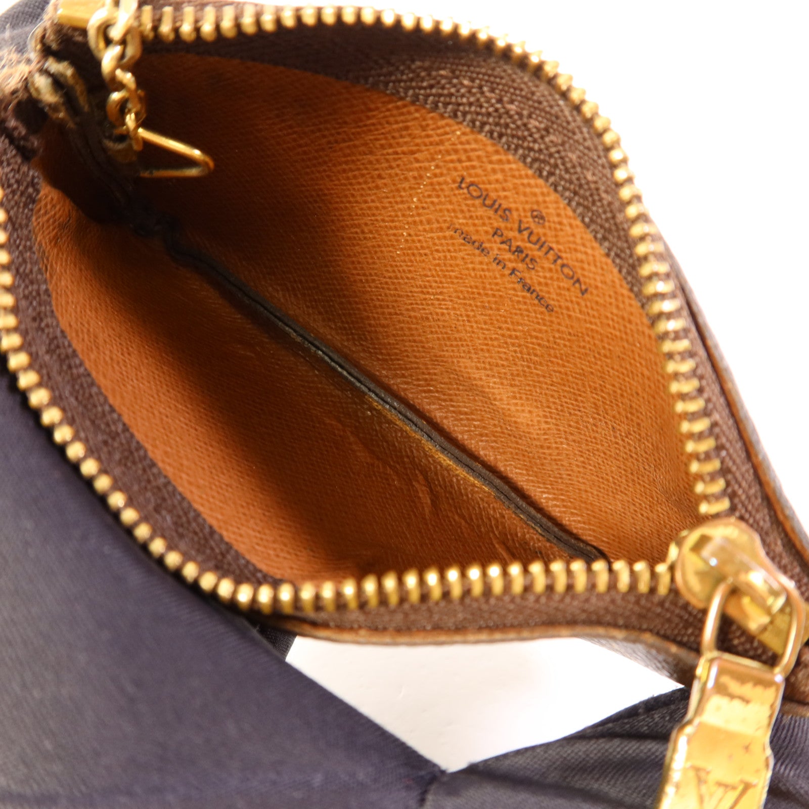LOUIS VUITTON Monogram Key Pouch金扣鎖匙包
