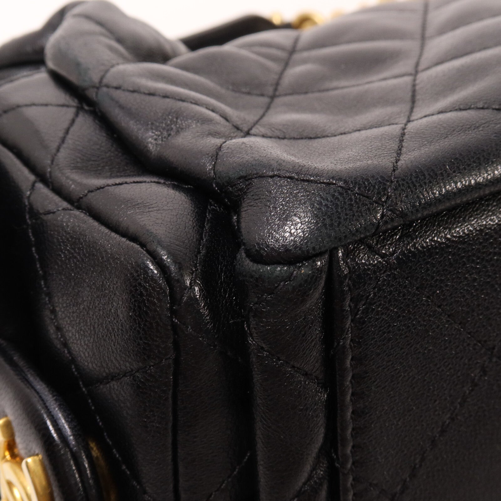 CHANEL 羊皮皮革25C Hobo Bag鏈帶肩背袋