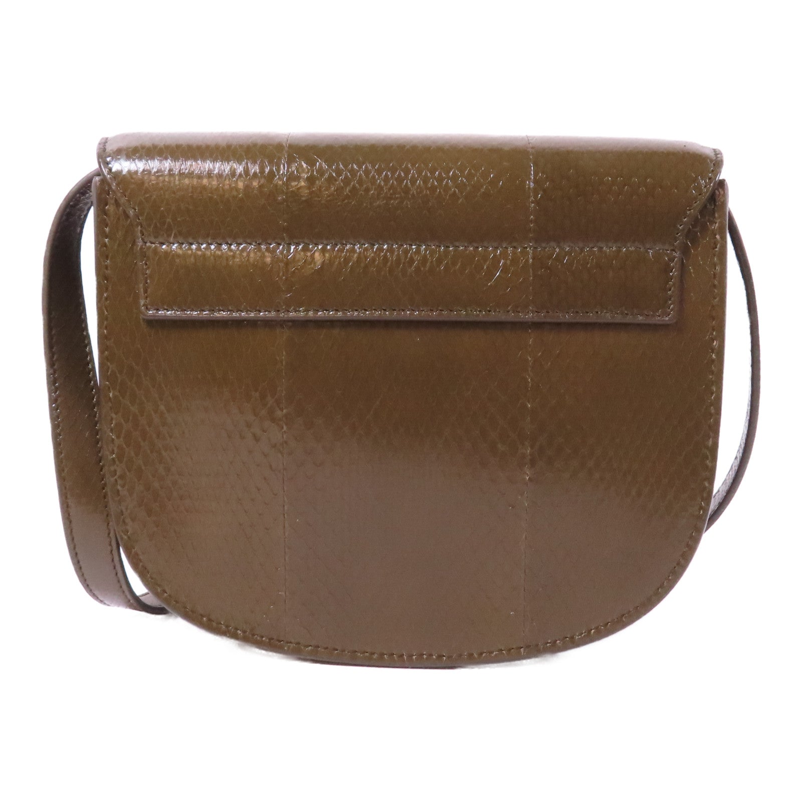 SAINT LAURENT 牛皮皮革Kaia Crossbody Bag金扣肩背袋卡其色