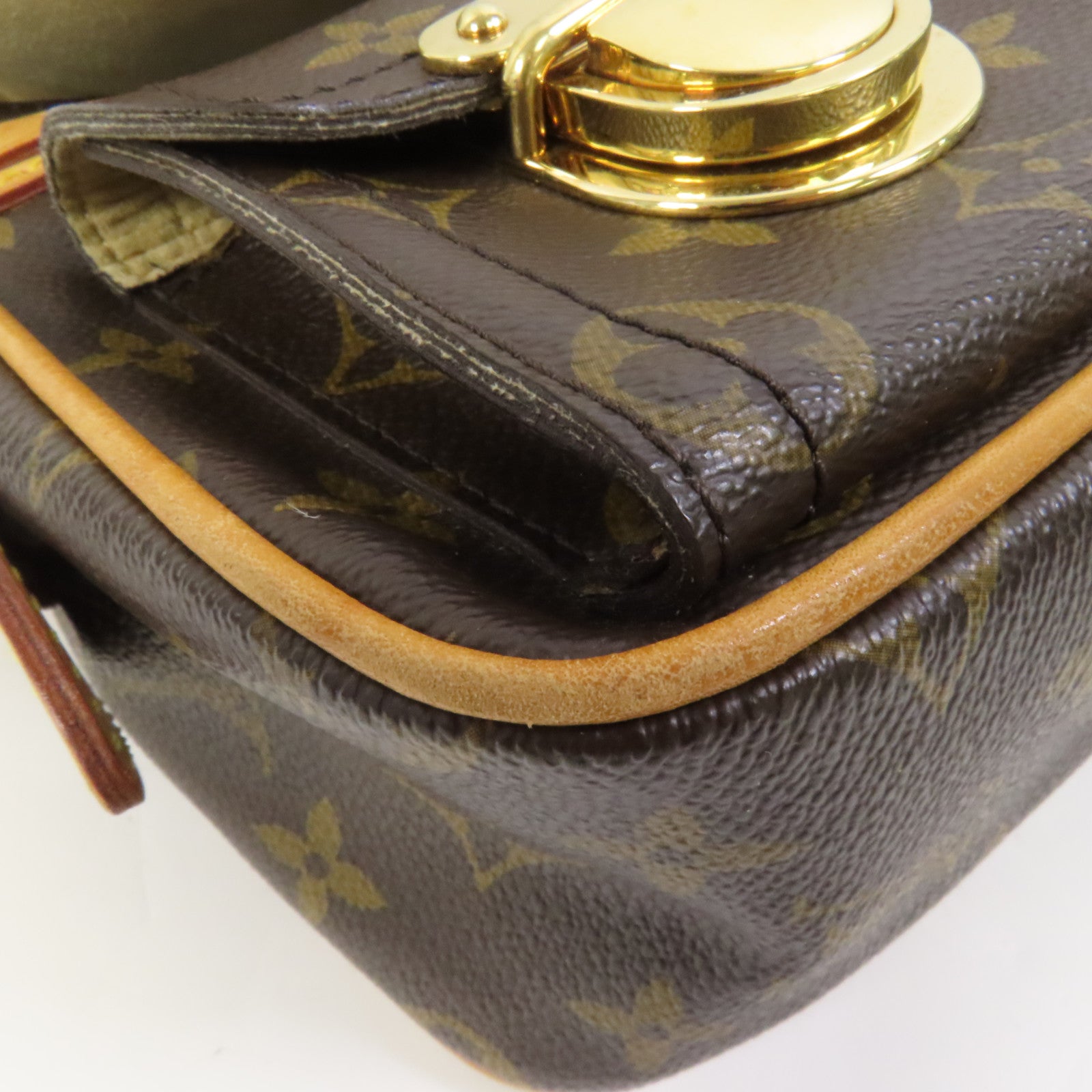 LOUIS VUITTON Monogram Hudson PM金扣肩背袋