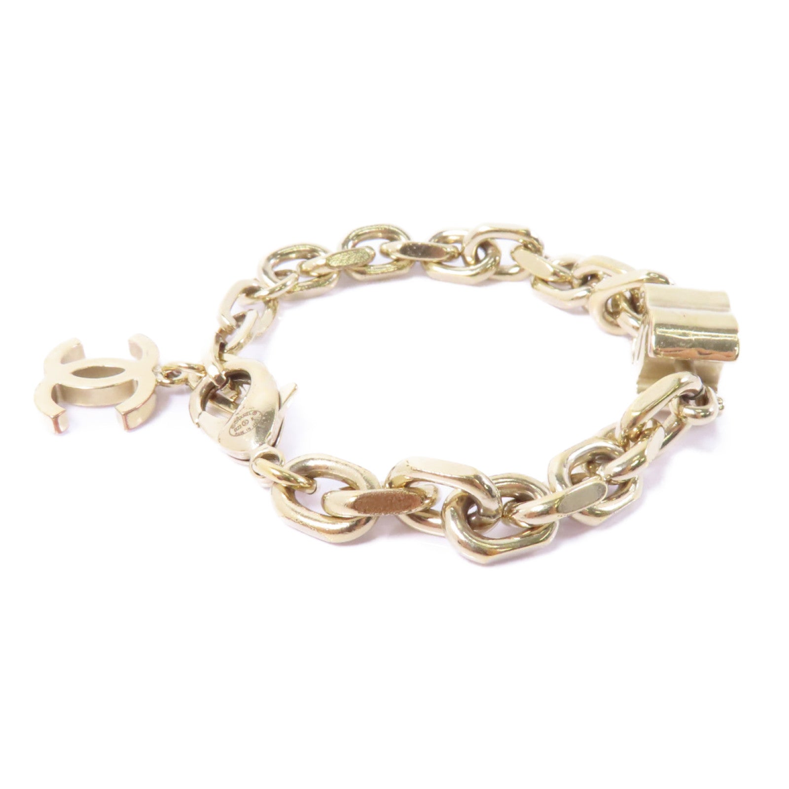 CHANEL 金屬Bracelet手鏈金色