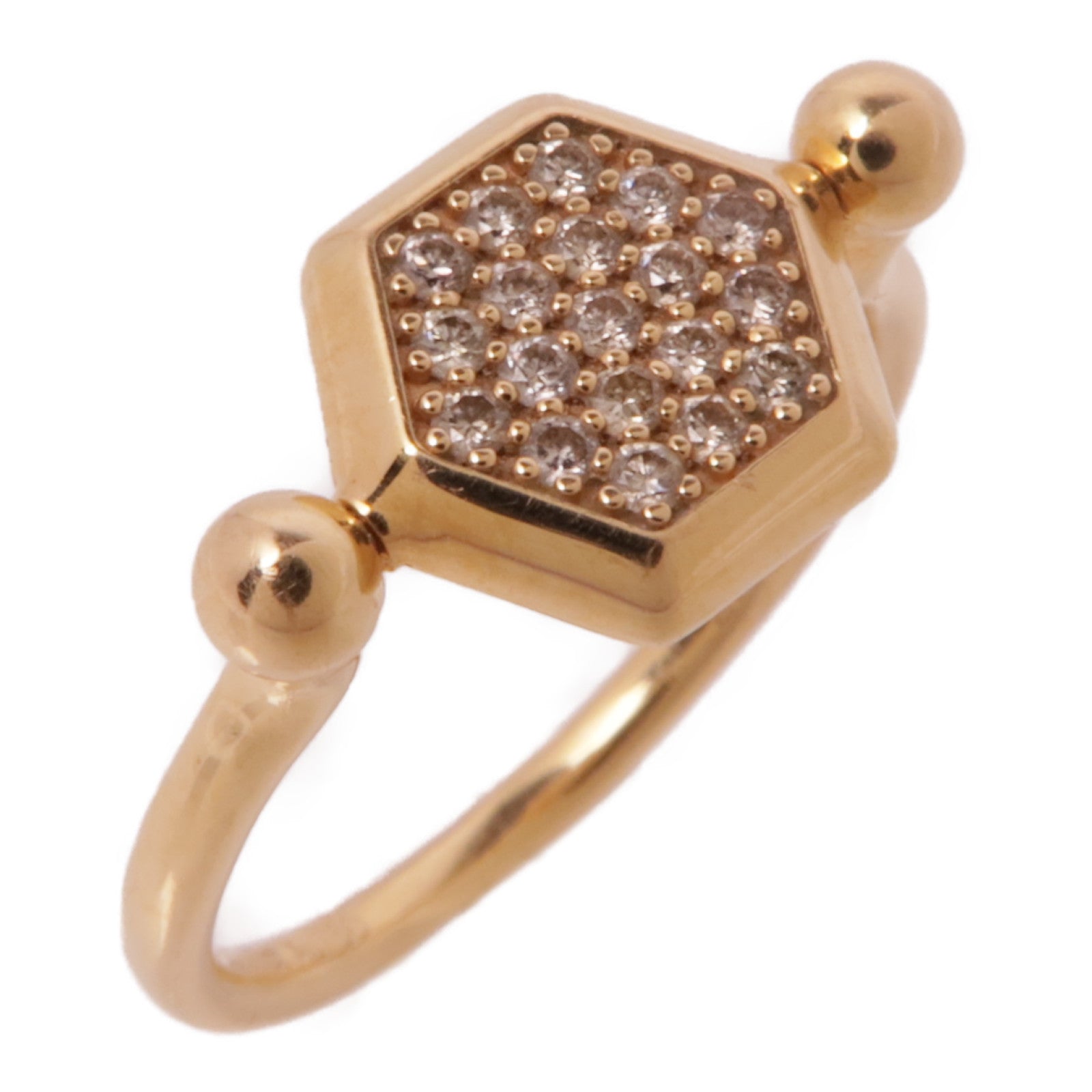 JEWELRY 【激減優惠】18K玫瑰金Diamond Ring鑽石戒指US#5