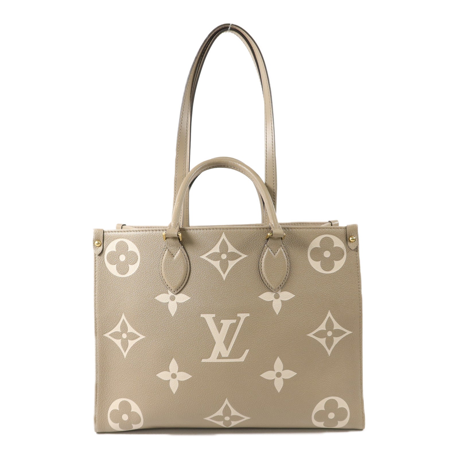 LOUIS VUITTON Monogram Empreinte On The Go PM手挽肩背兩用袋