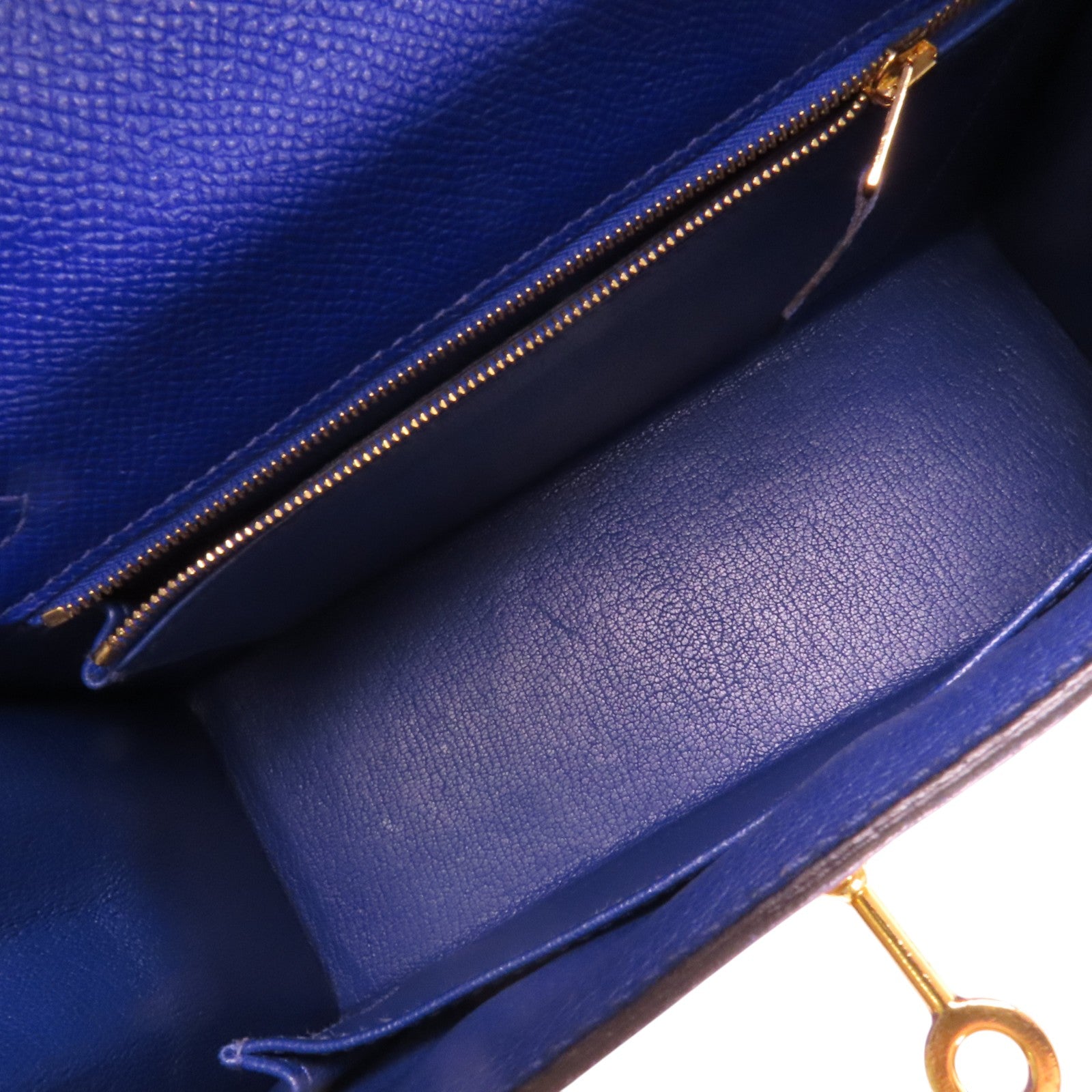 HERMES Epsom皮革Kelly 25金扣手挽肩背兩用袋