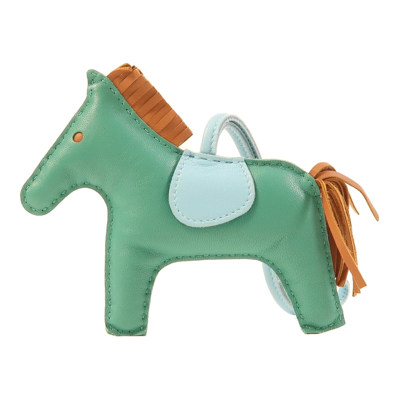 HERMES Milo皮革Rodeo GM掛飾