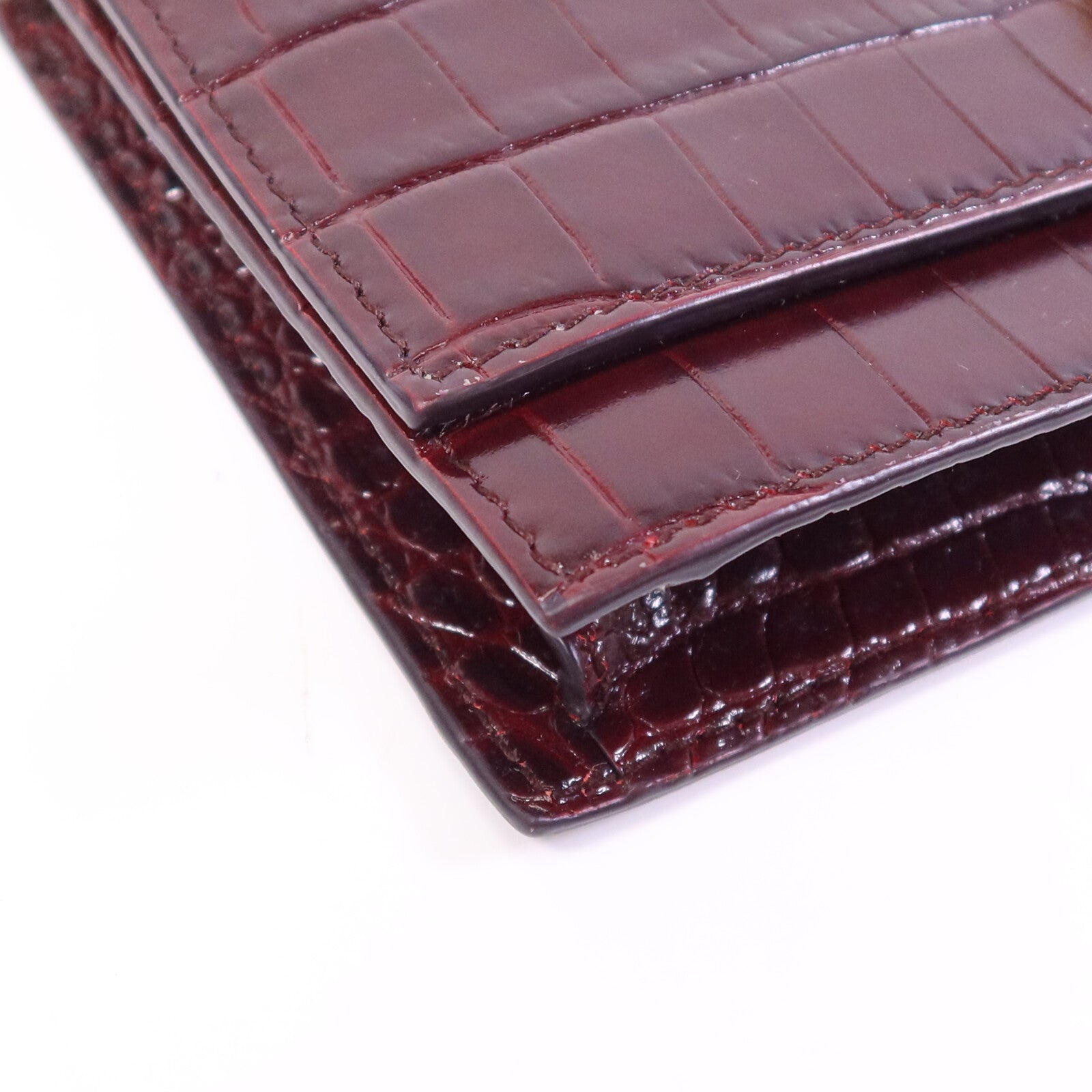 McQ by Alexander McQueen 牛皮皮革Alexander McQueen Wallet On Chain金扣鏈帶肩背袋