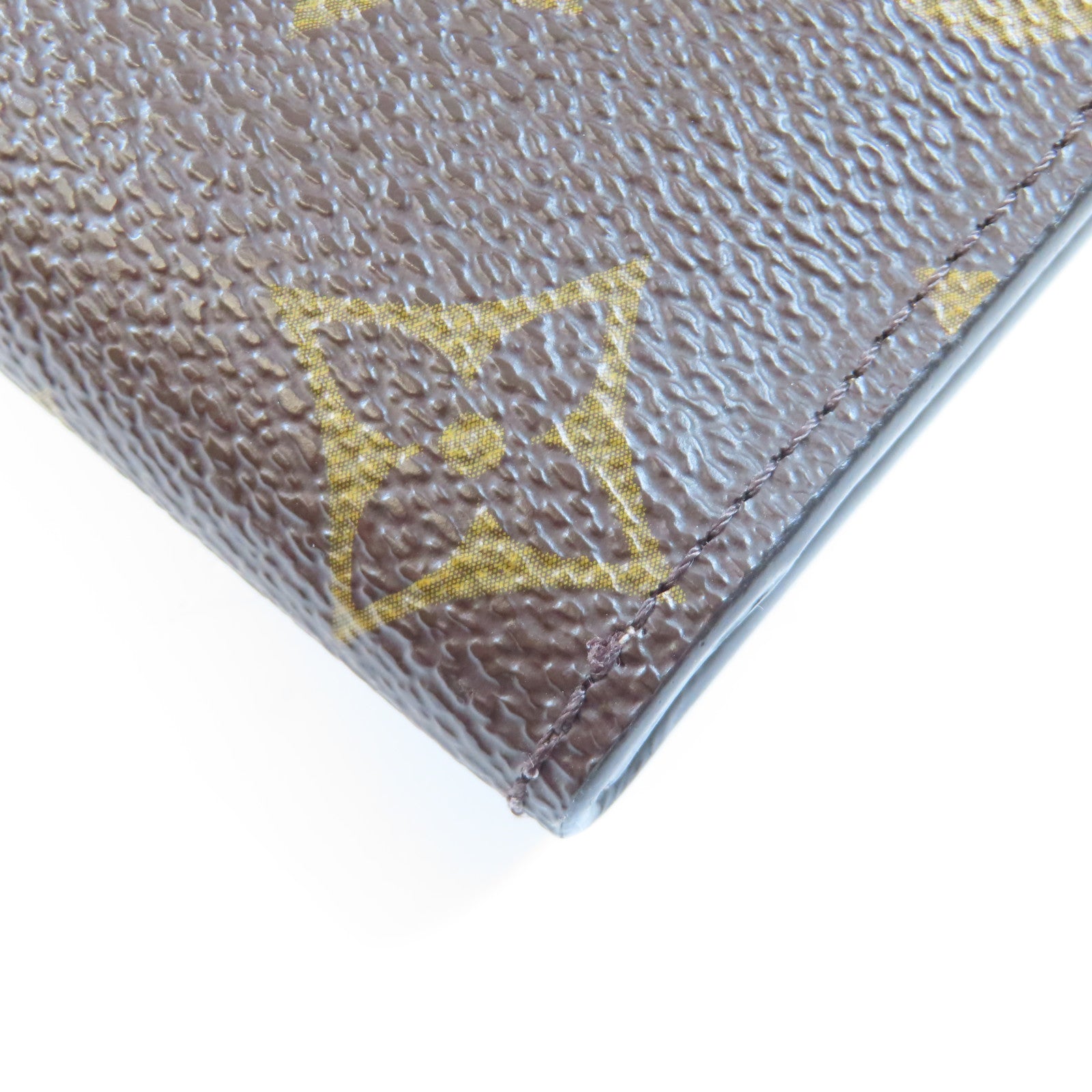 LOUIS VUITTON Monogram Portefeuille Josephine金扣長錢包棕色