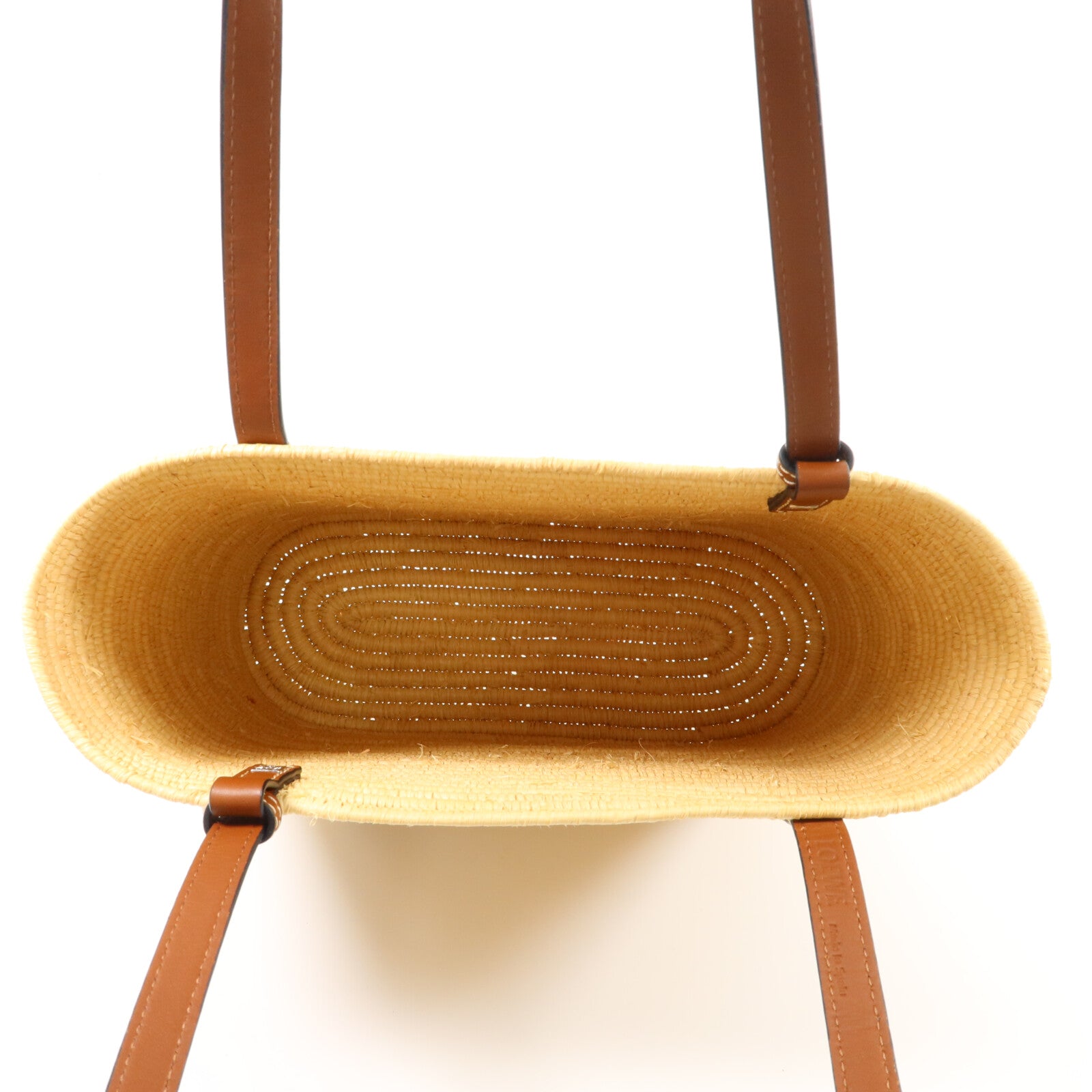 LOEWE Raffia Small Square Basket手挽袋