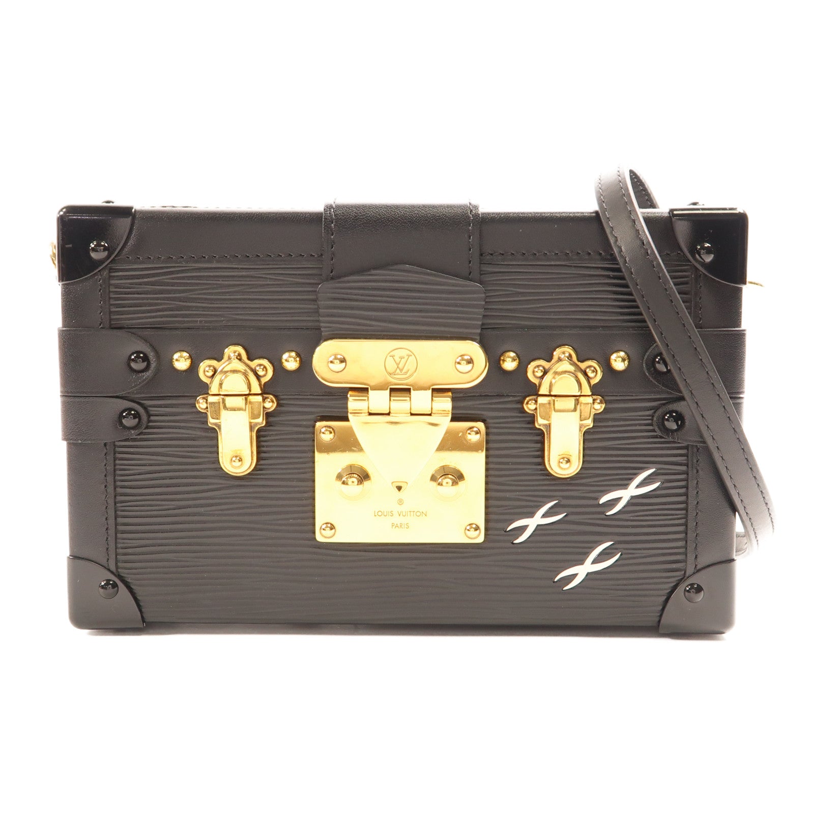 LOUIS VUITTON Epi Petite Malle金扣肩背袋