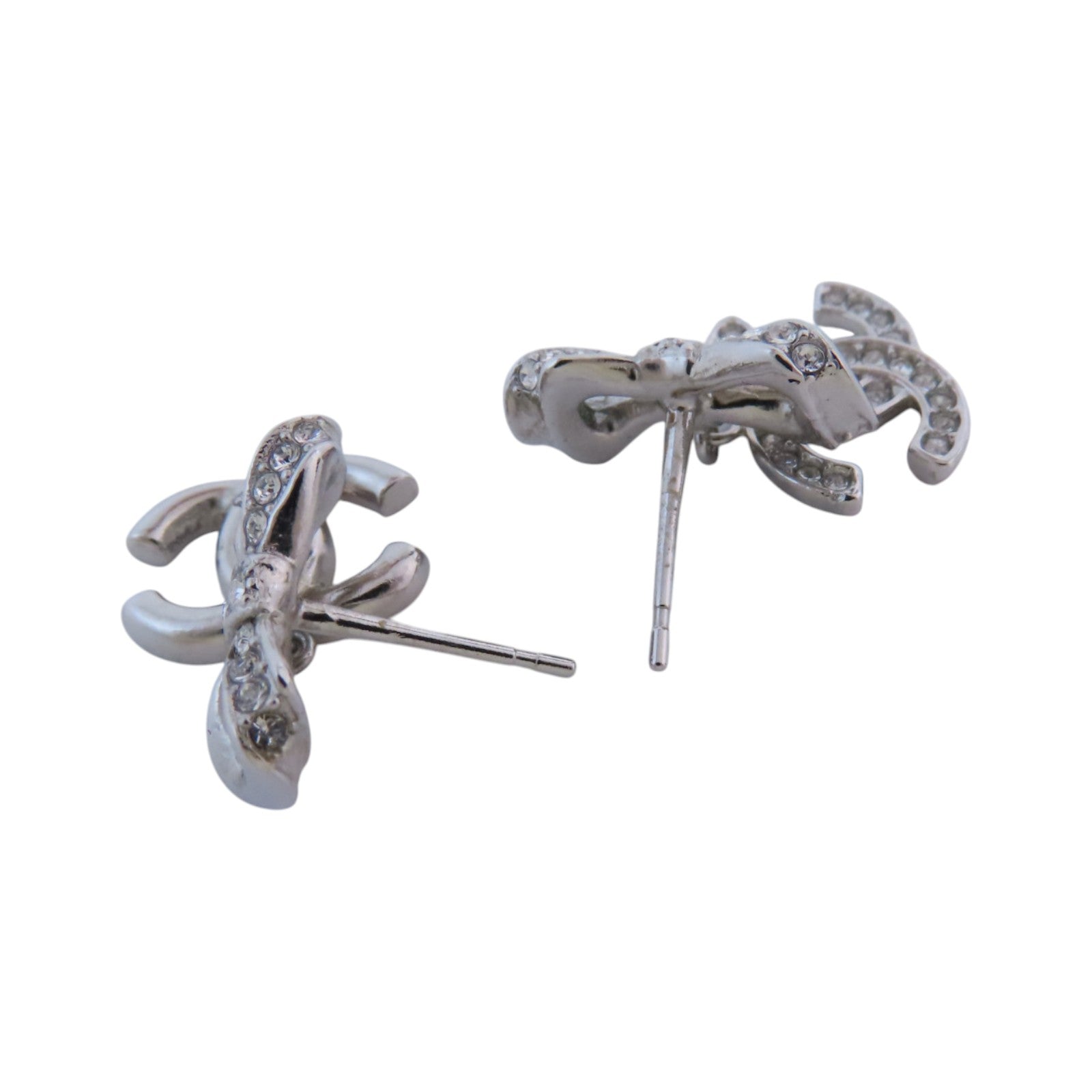 CHANEL 金屬/水鑽Earrings耳環