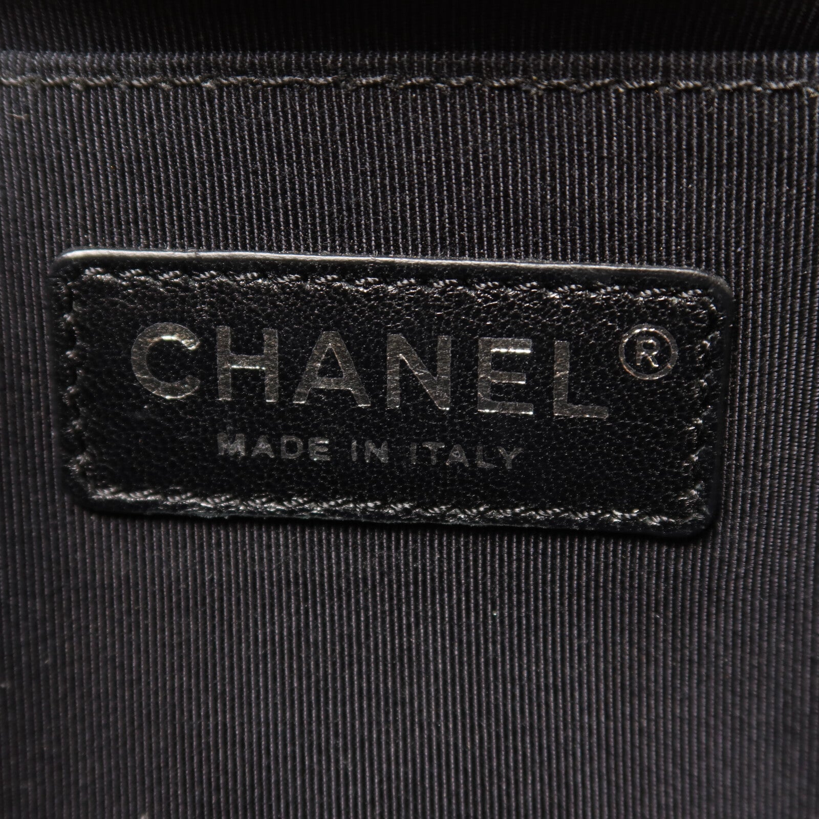 CHANEL 麂皮皮革Boy 25鏈帶手挽肩背兩用袋